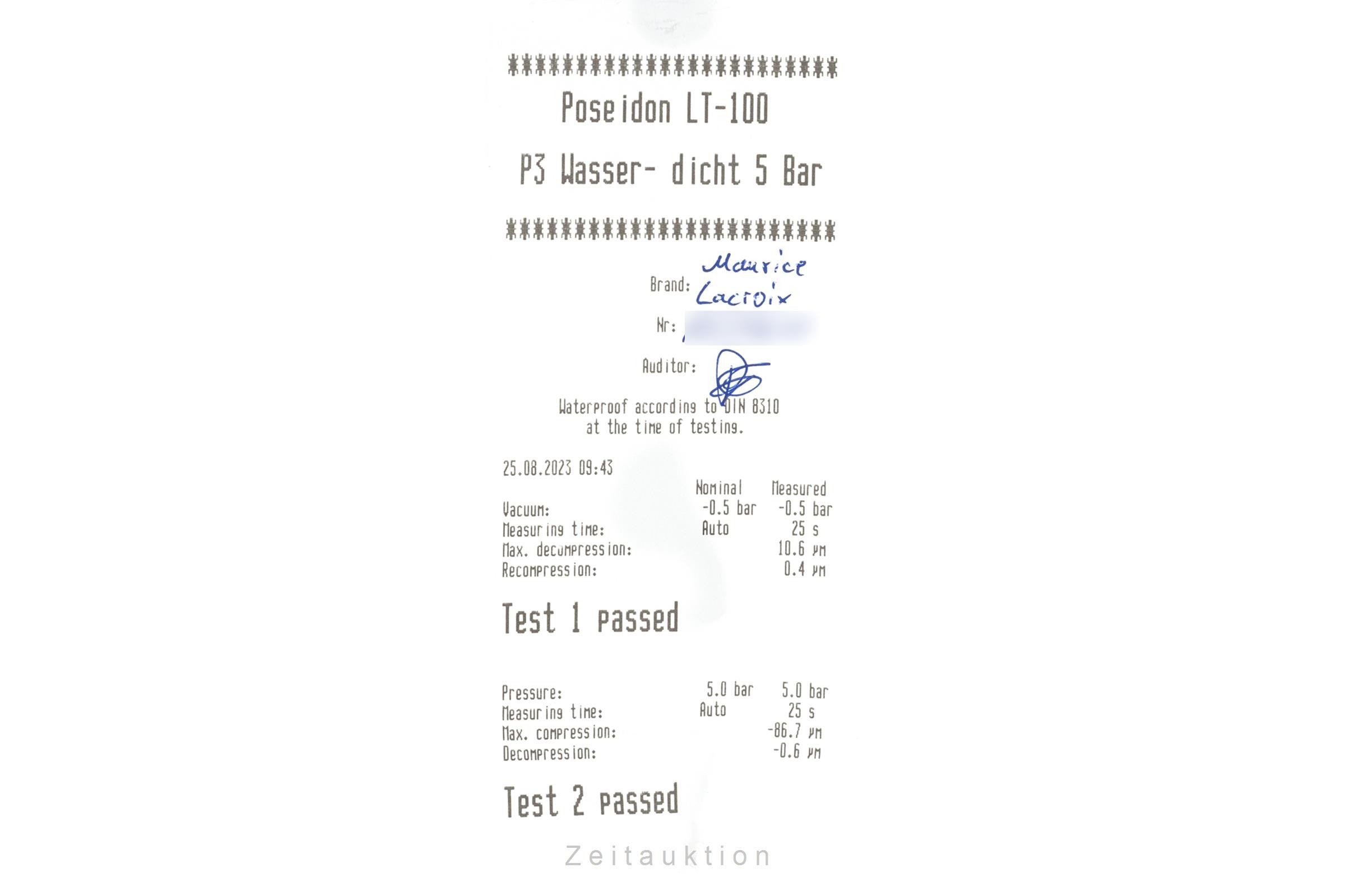 Maurice Lacroix Pontos cronografo acciaio automatismo orologio da uomo PT6178/88  [2303168]