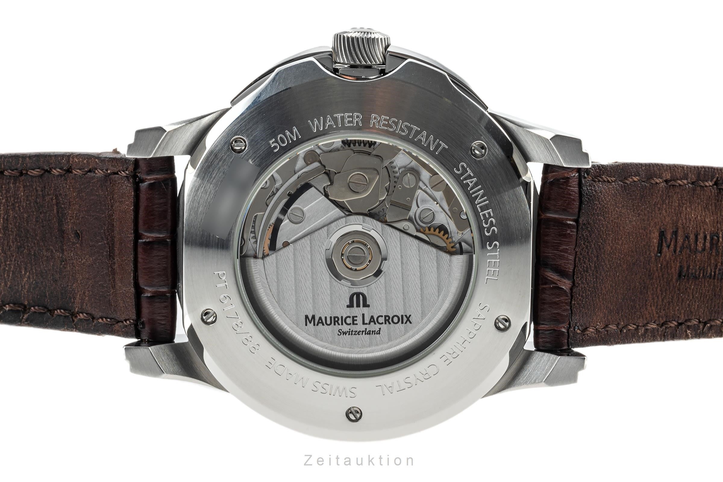Maurice Lacroix Pontos chronograph steel automatic Ref. PT6178/88