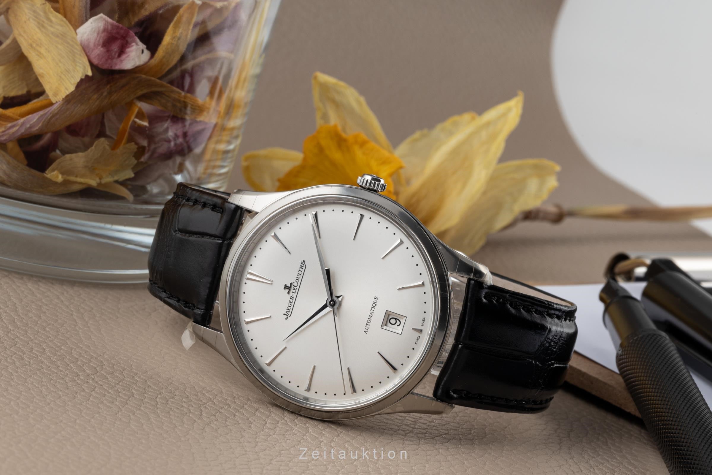 Jaeger LeCoultre Master Ultra Thin acier automatique montre pour hommes Q1238420, 109.8.37.S LP: 10300EUR  [2303181]