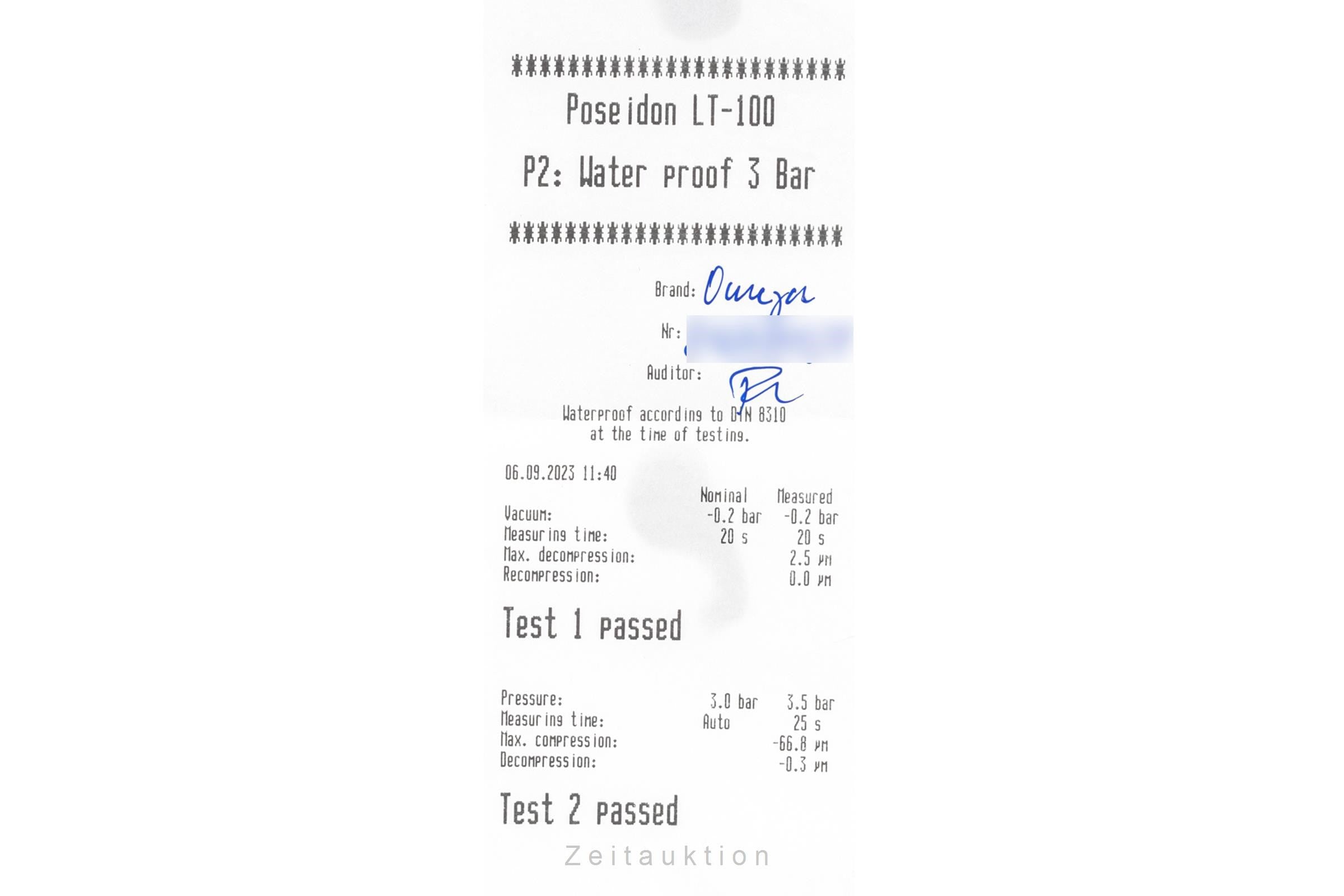 Omega De Ville steel automatic men's watch 4813.30.01, 168.1070  [2303182]