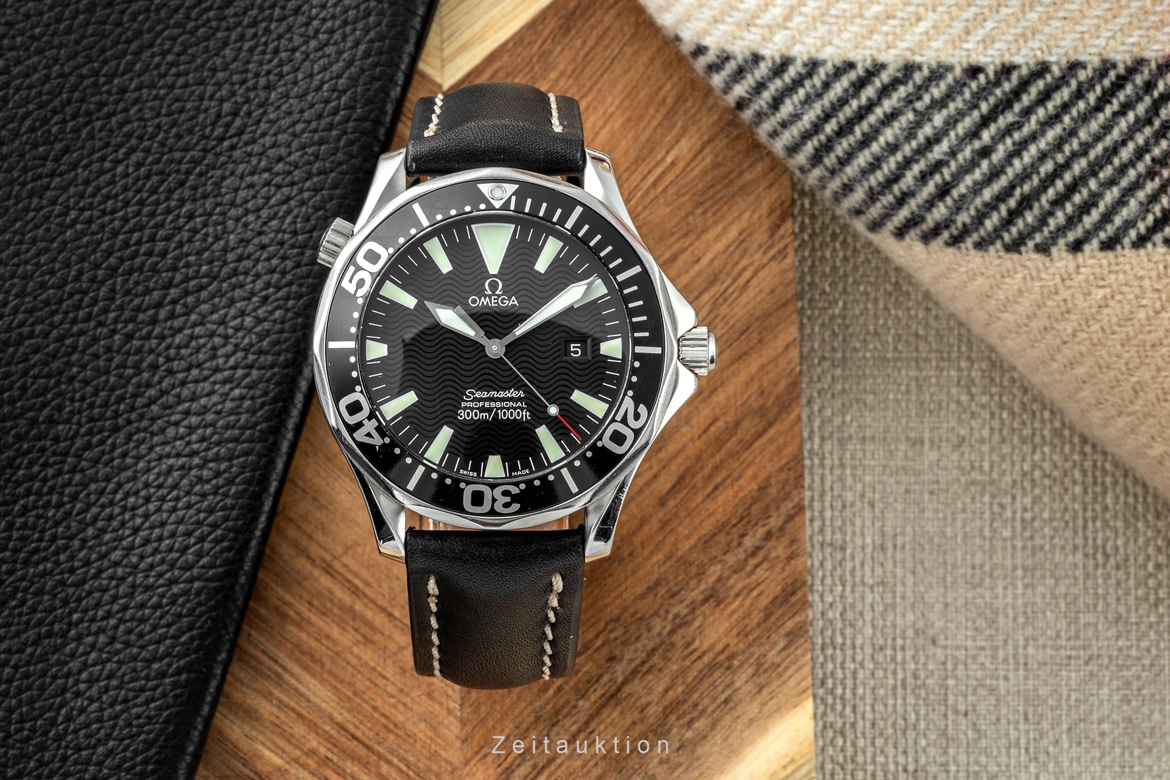 Omega Seamaster acero cuarzo reloj para caballeros 2264.50, 196.1640  [2303236]