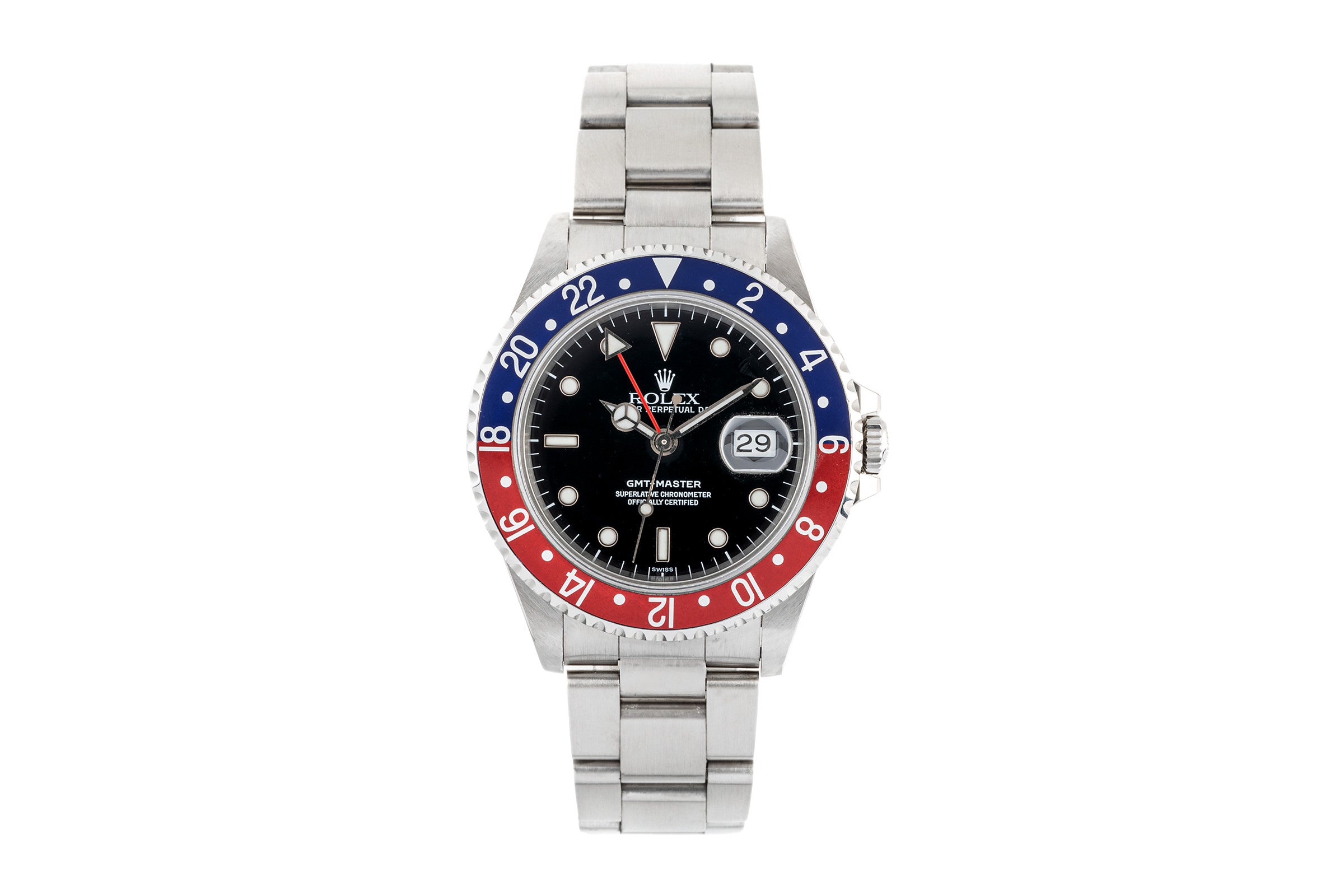 Rolex GMT-Master "Pepsi" Oyster Edelstahl Automatik Herrenuhr Ref. 16700  [2303261]