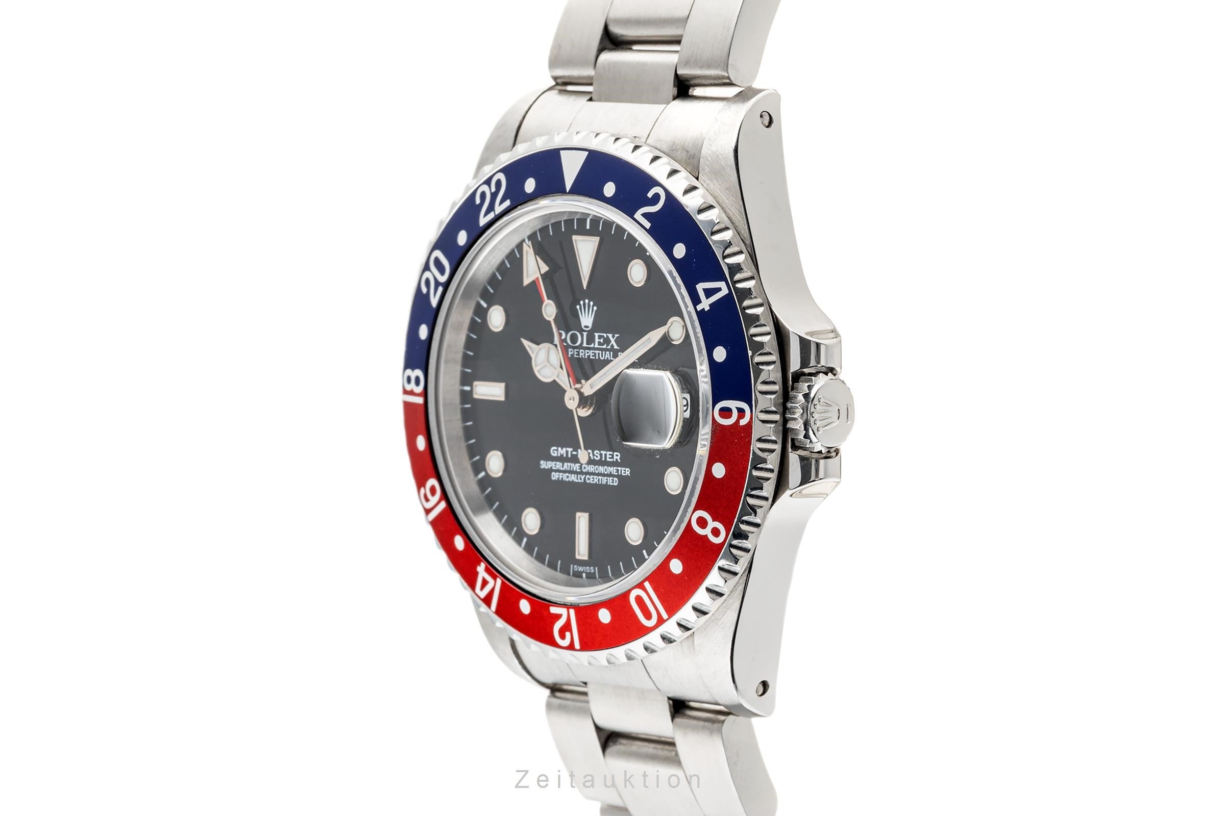Rolex GMT-Master "Pepsi" Oyster Edelstahl Automatik Herrenuhr Ref. 16700  [2303261]