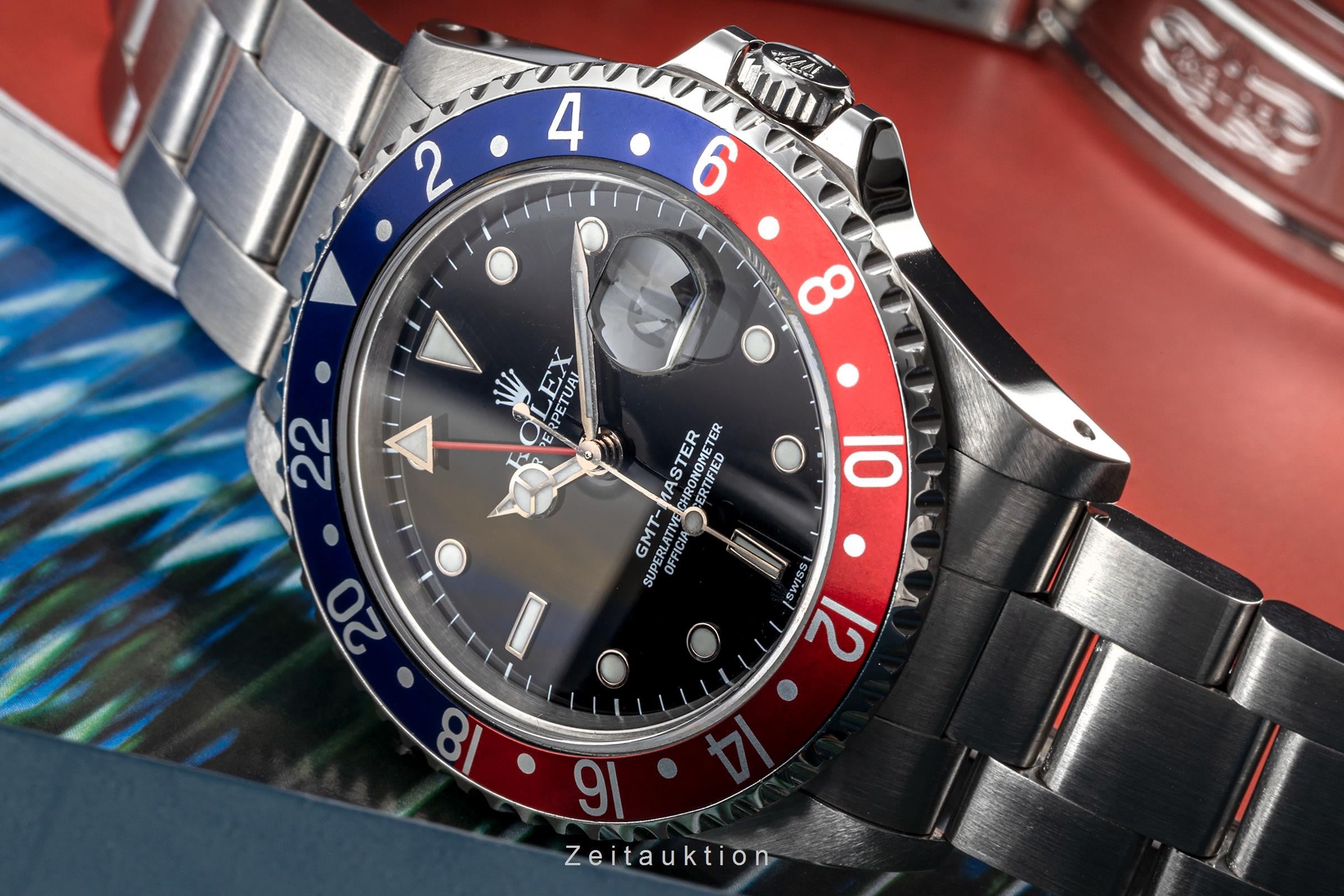 Rolex GMT-Master "Pepsi" Oyster Edelstahl Automatik Herrenuhr Ref. 16700  [2303261]