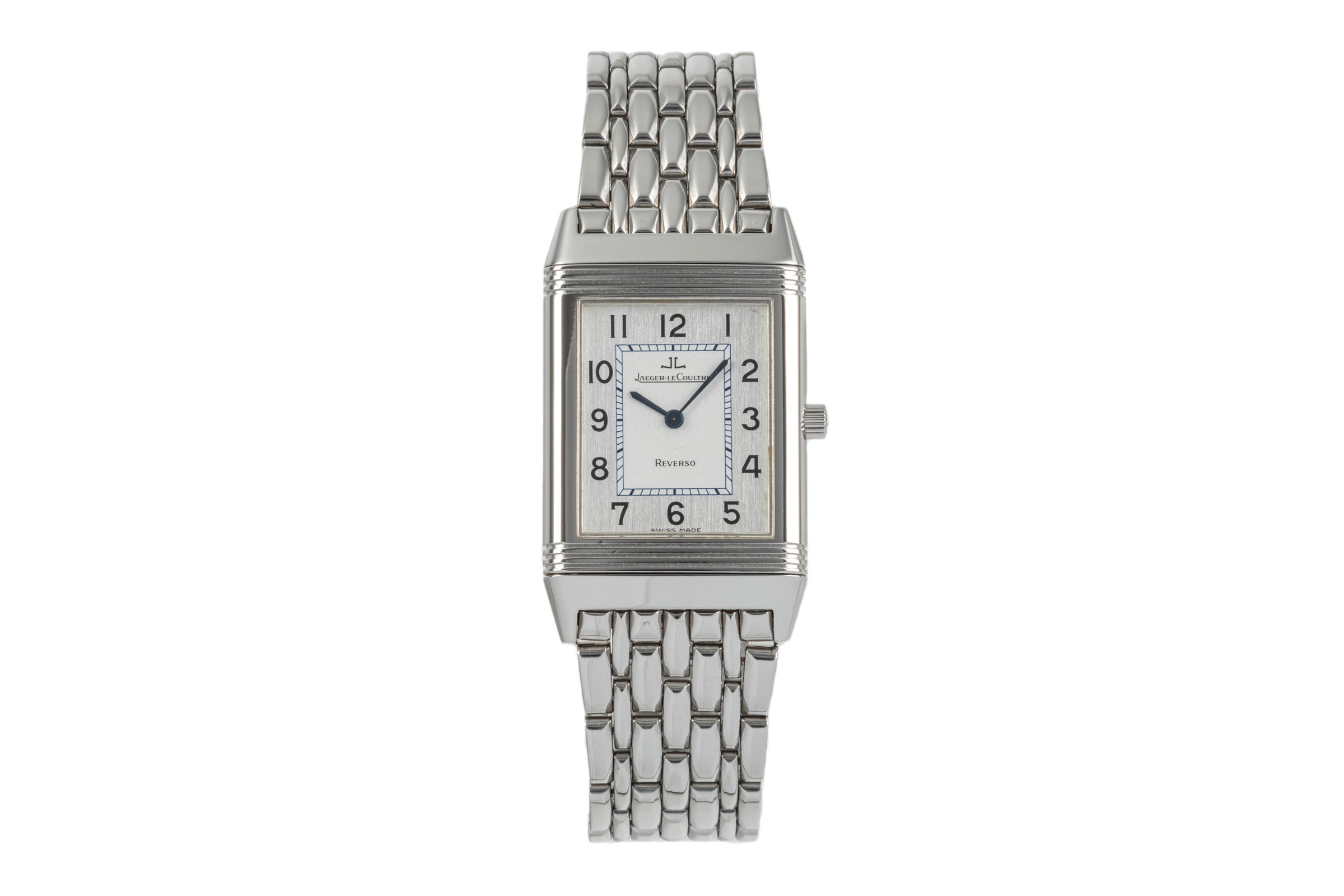 Jaeger LeCoultre Reverso acciaio quarzo orologio da uomo Q2518420, 250.8.08 LP: 8700EUR  [2303303]