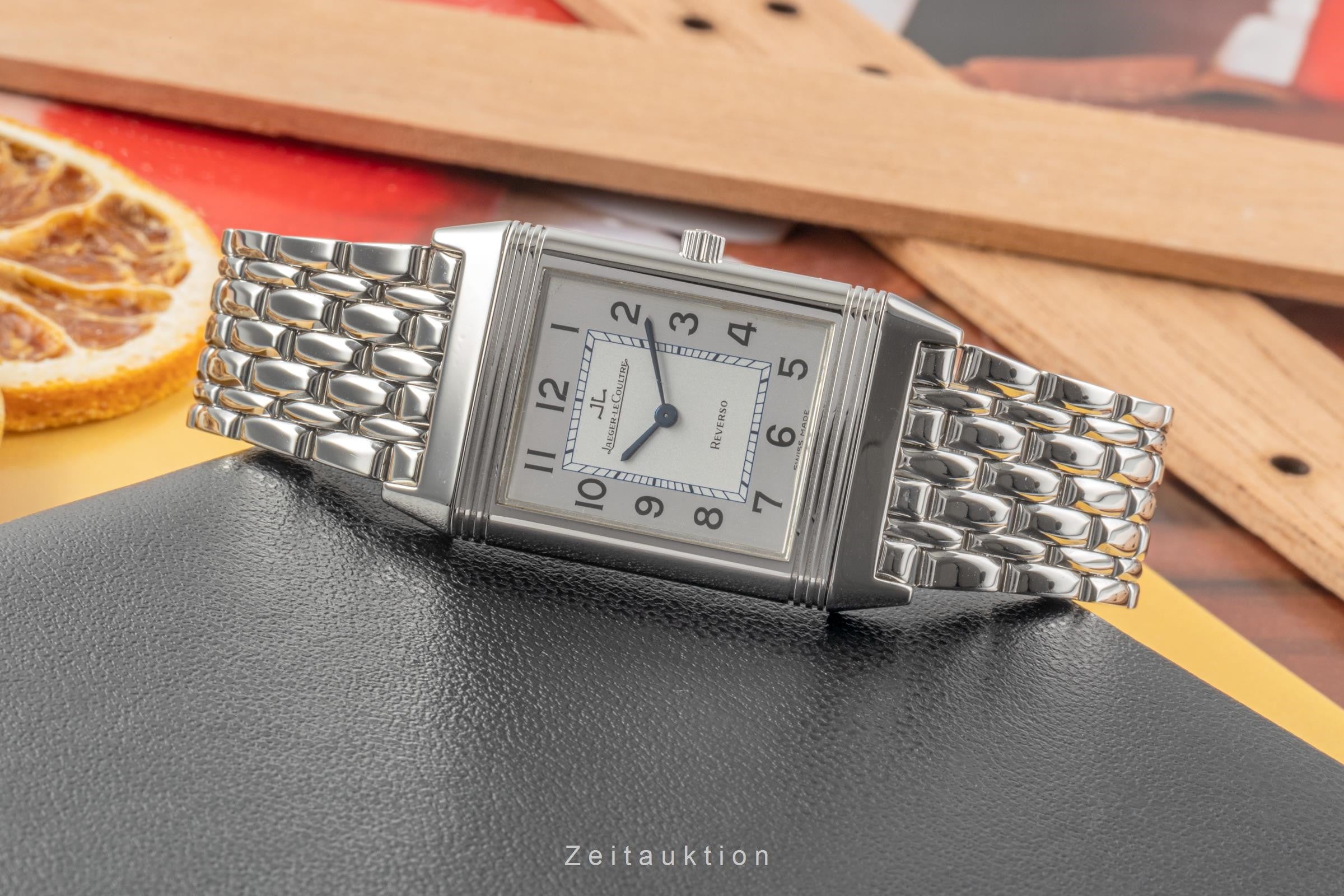 Jaeger LeCoultre Reverso acciaio quarzo orologio da uomo Q2518420, 250.8.08 LP: 8700EUR  [2303303]