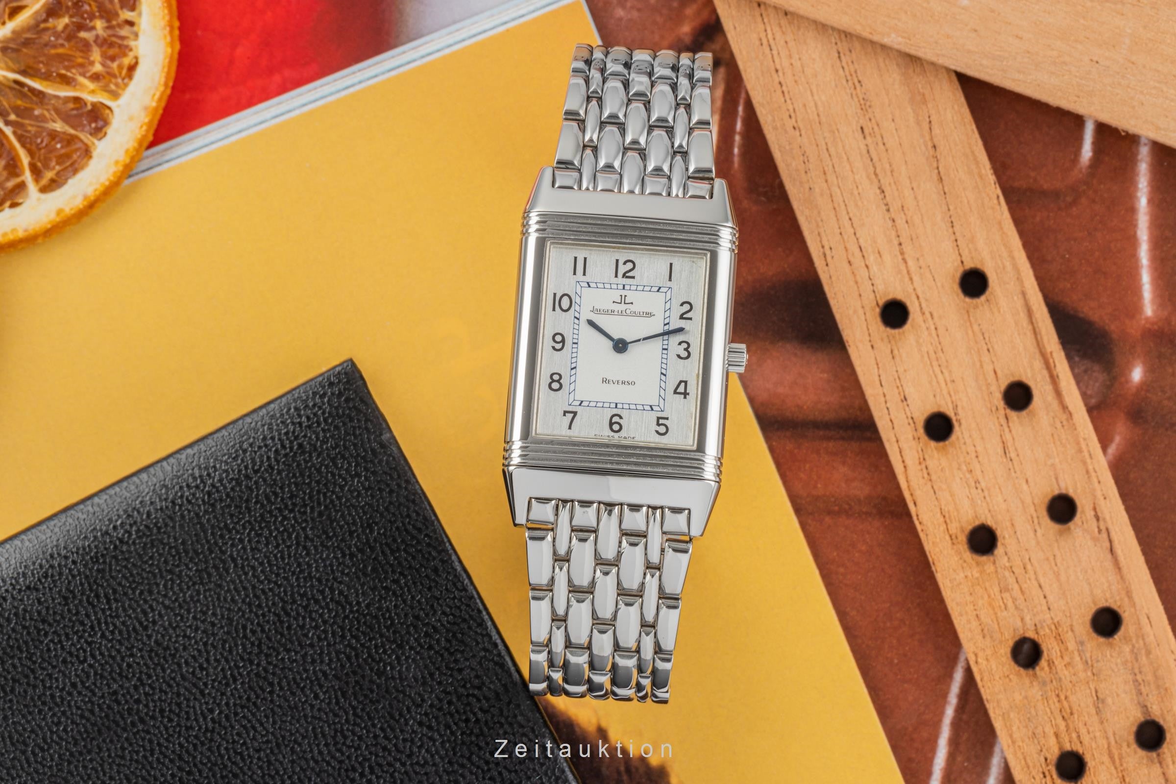 Jaeger LeCoultre Reverso acciaio quarzo orologio da uomo Q2518420, 250.8.08 LP: 8700EUR  [2303303]