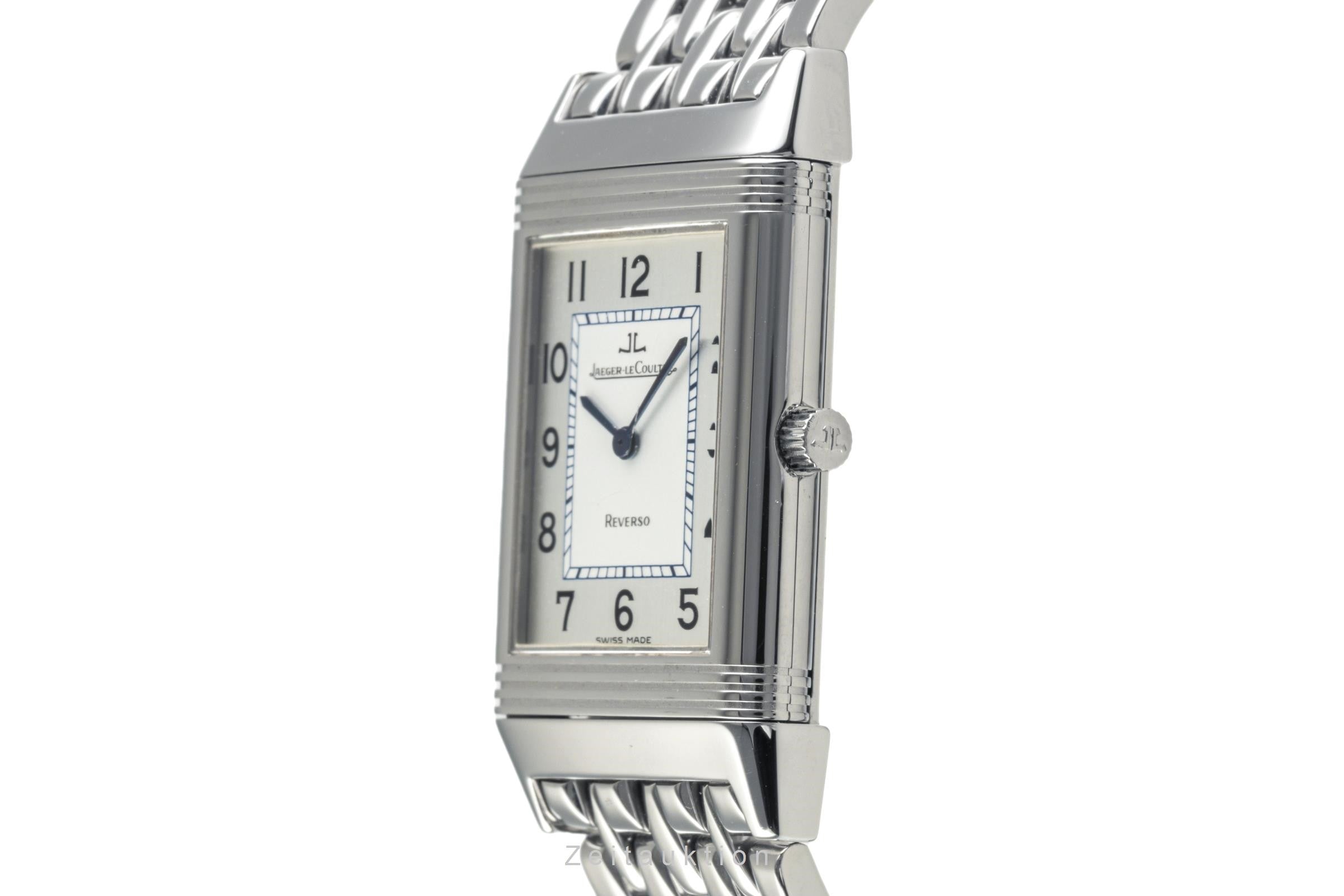 Jaeger LeCoultre Reverso acciaio quarzo orologio da uomo Q2518420, 250.8.08 LP: 8700EUR  [2303303]