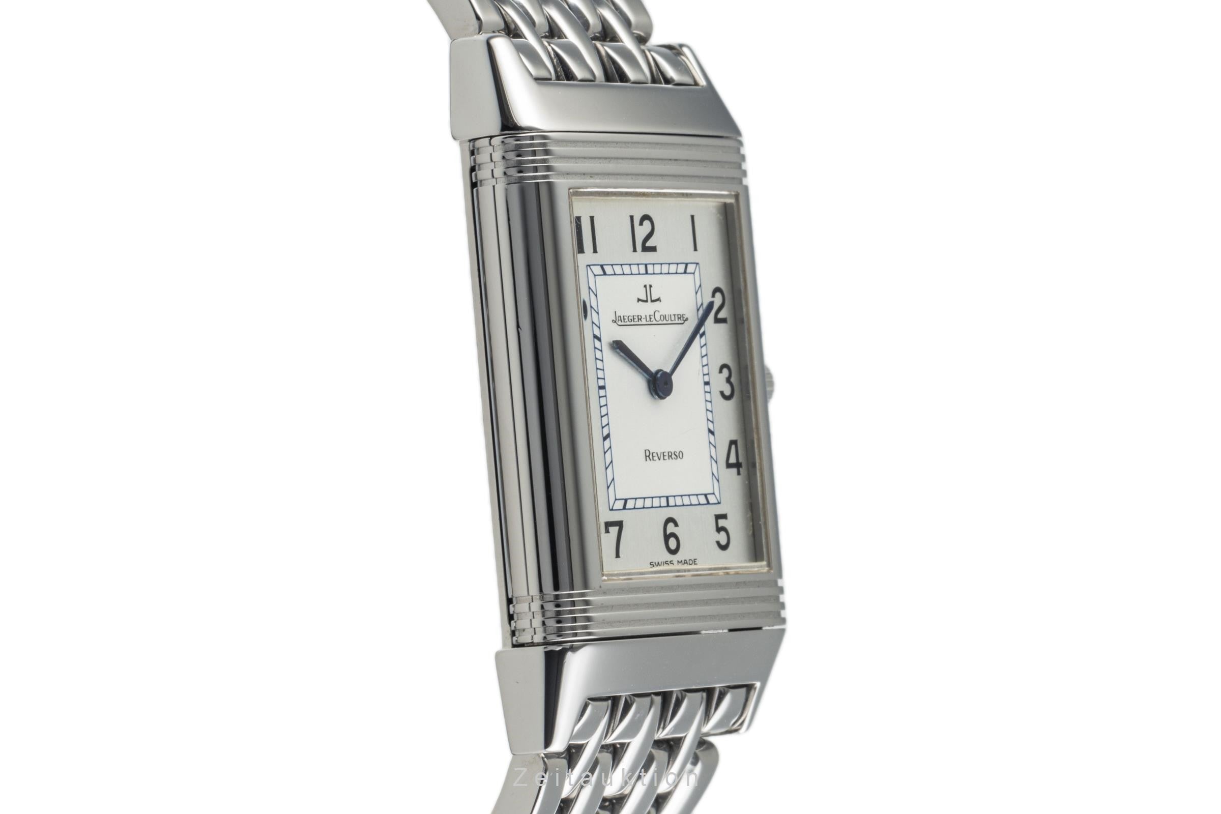 Jaeger LeCoultre Reverso acciaio quarzo orologio da uomo Q2518420, 250.8.08 LP: 8700EUR  [2303303]