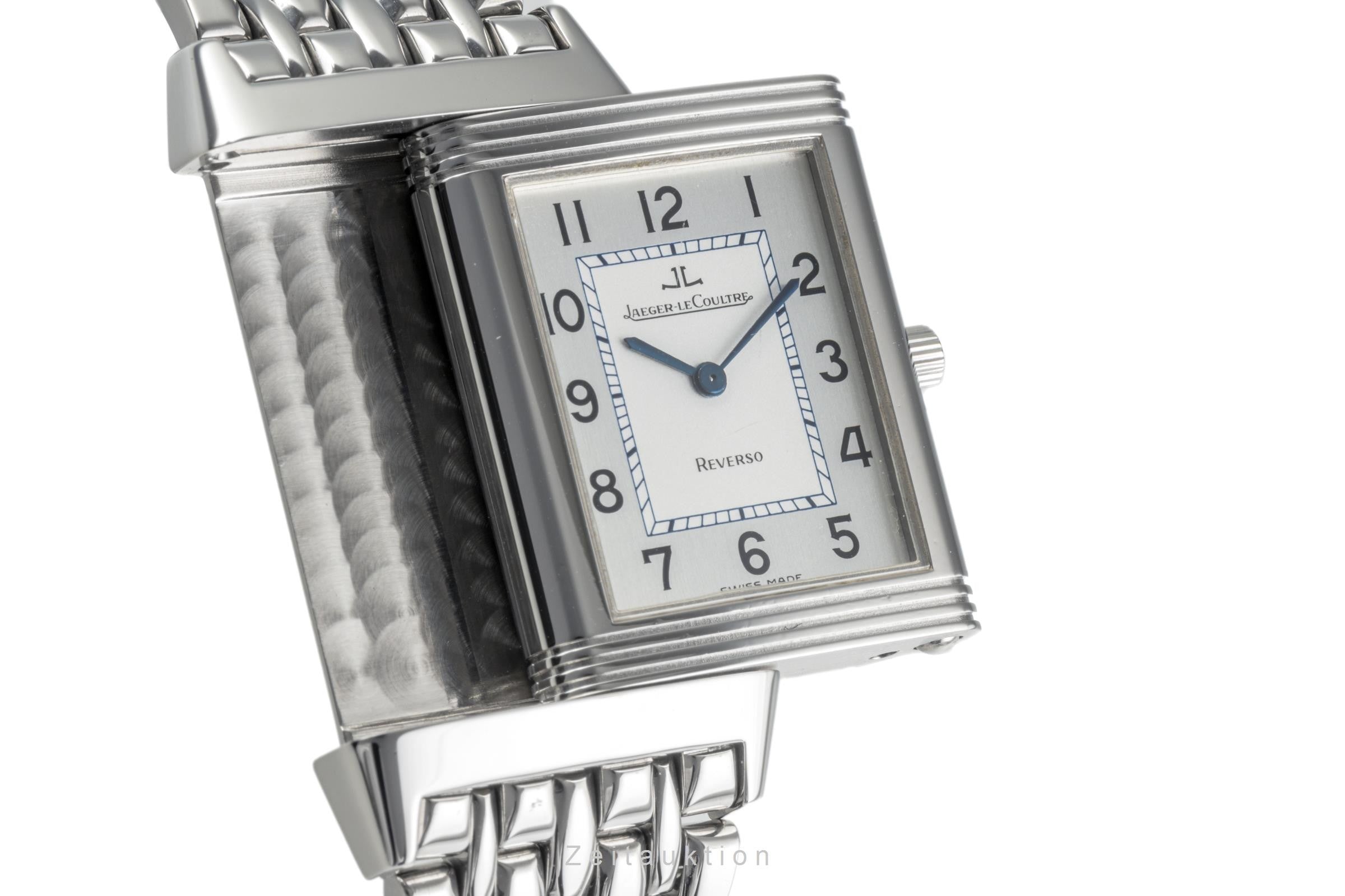Jaeger LeCoultre Reverso acciaio quarzo orologio da uomo Q2518420, 250.8.08 LP: 8700EUR  [2303303]