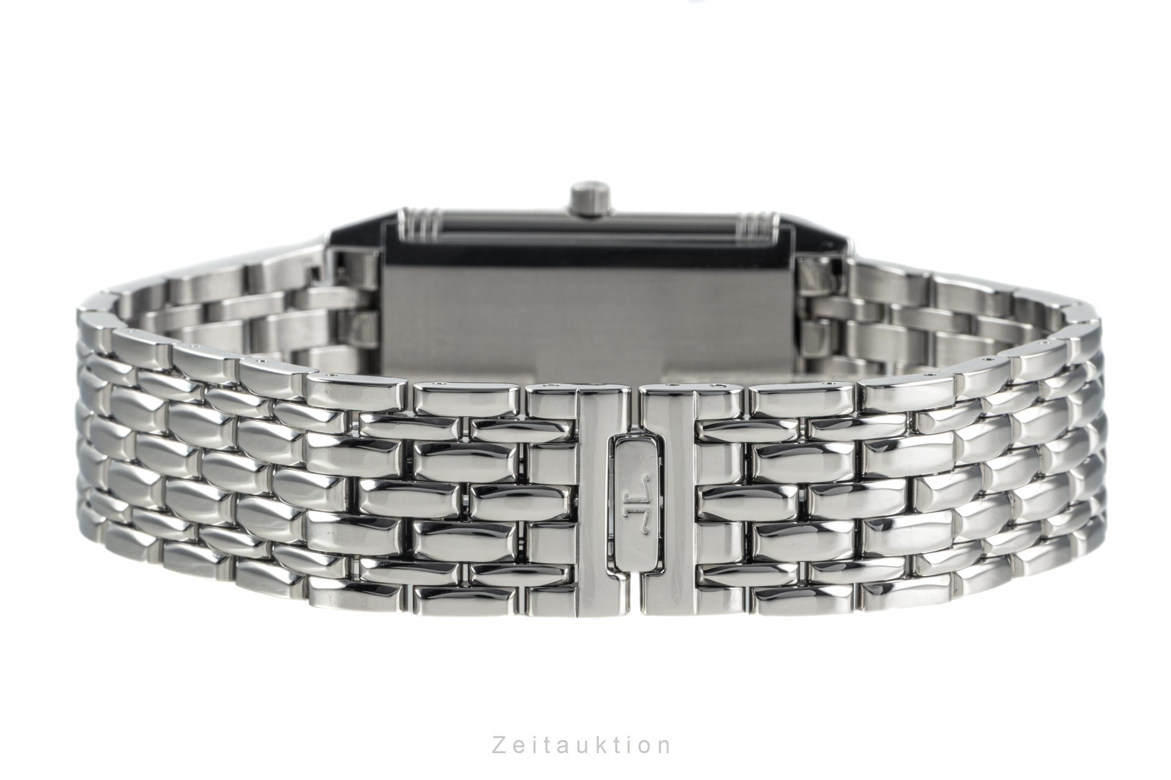 Jaeger LeCoultre Reverso acciaio quarzo orologio da uomo Q2518420, 250.8.08 LP: 8700EUR  [2303303]