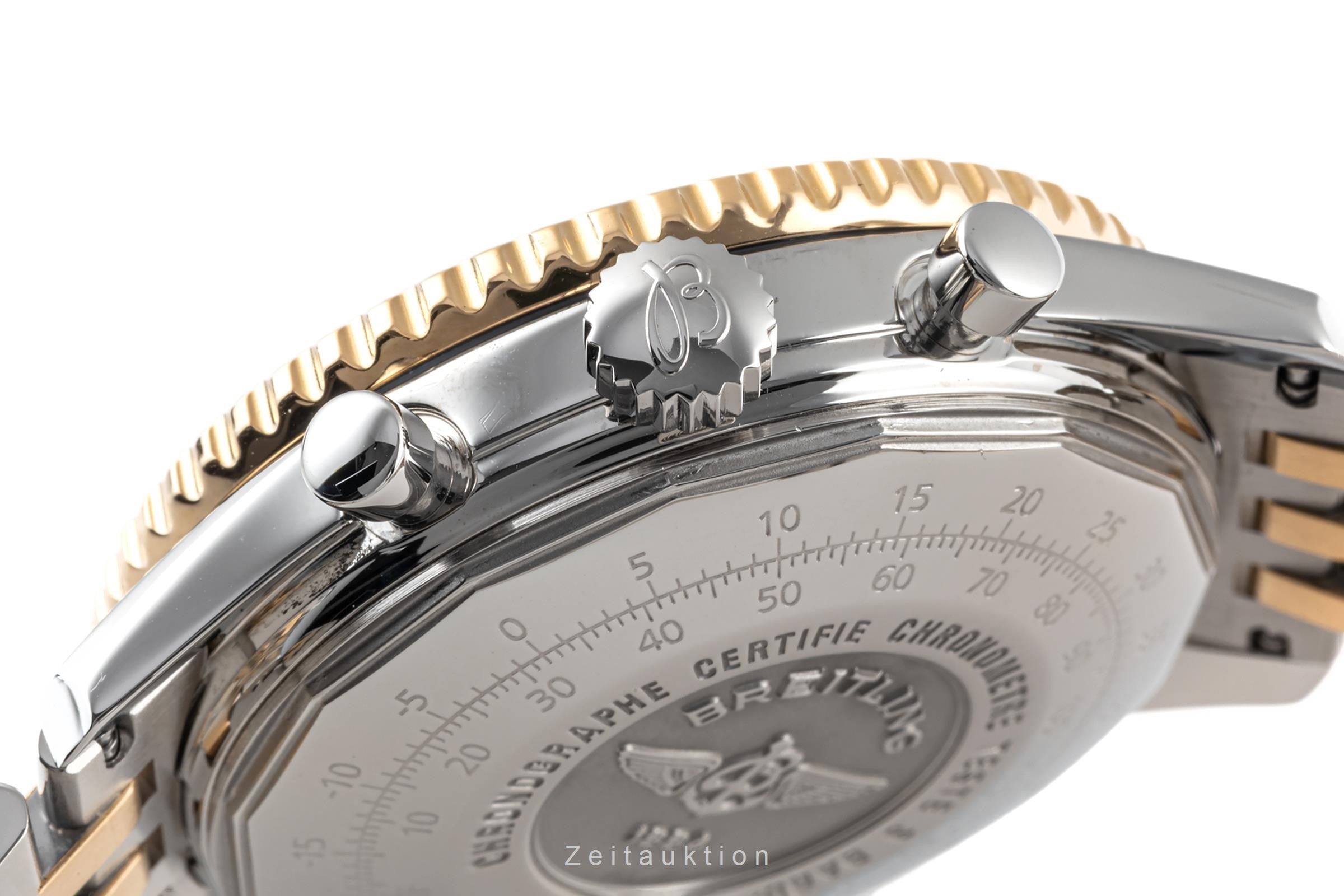 Breitling Navitimer chronograph steel / gold automatic men's watch D23322 LP: 7750EUR  [2303340]