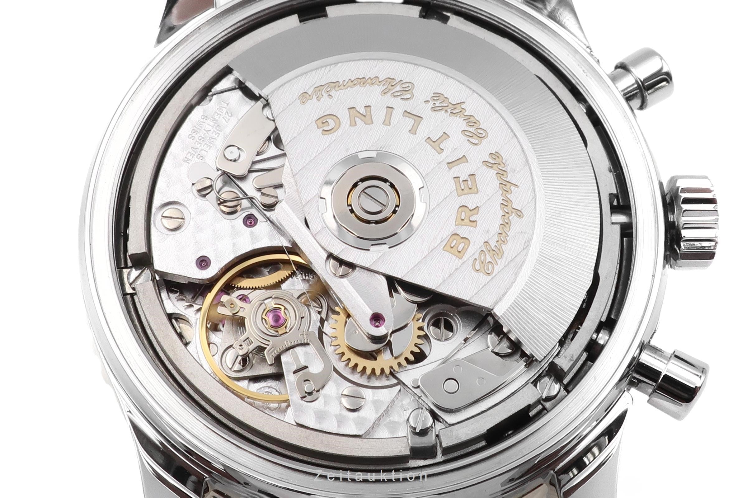 Breitling Navitimer chronograph steel / gold automatic men's watch D23322 LP: 7750EUR  [2303340]