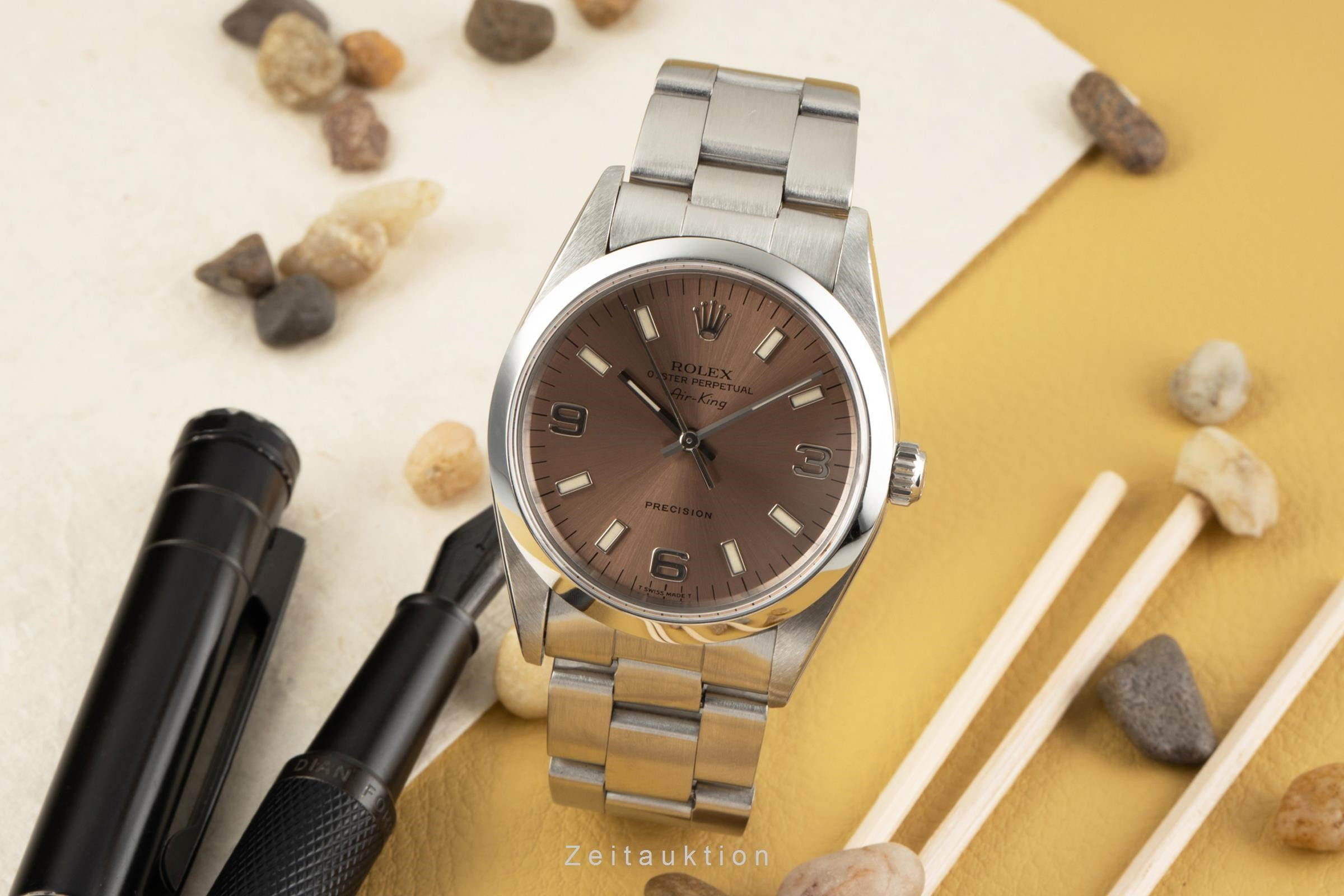 Rolex Air King steel automatic men's watch 14000  [2303367]