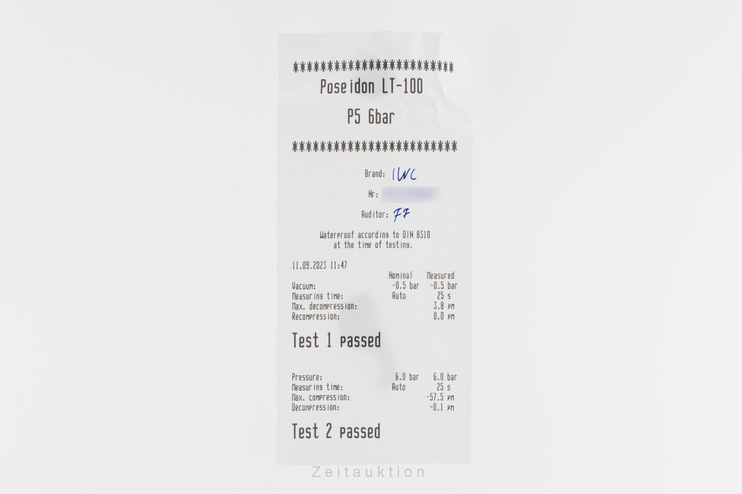 IWC Mark XVII acier automatique montre pour hommes IW326504 LP: 6700EUR  [2303382]