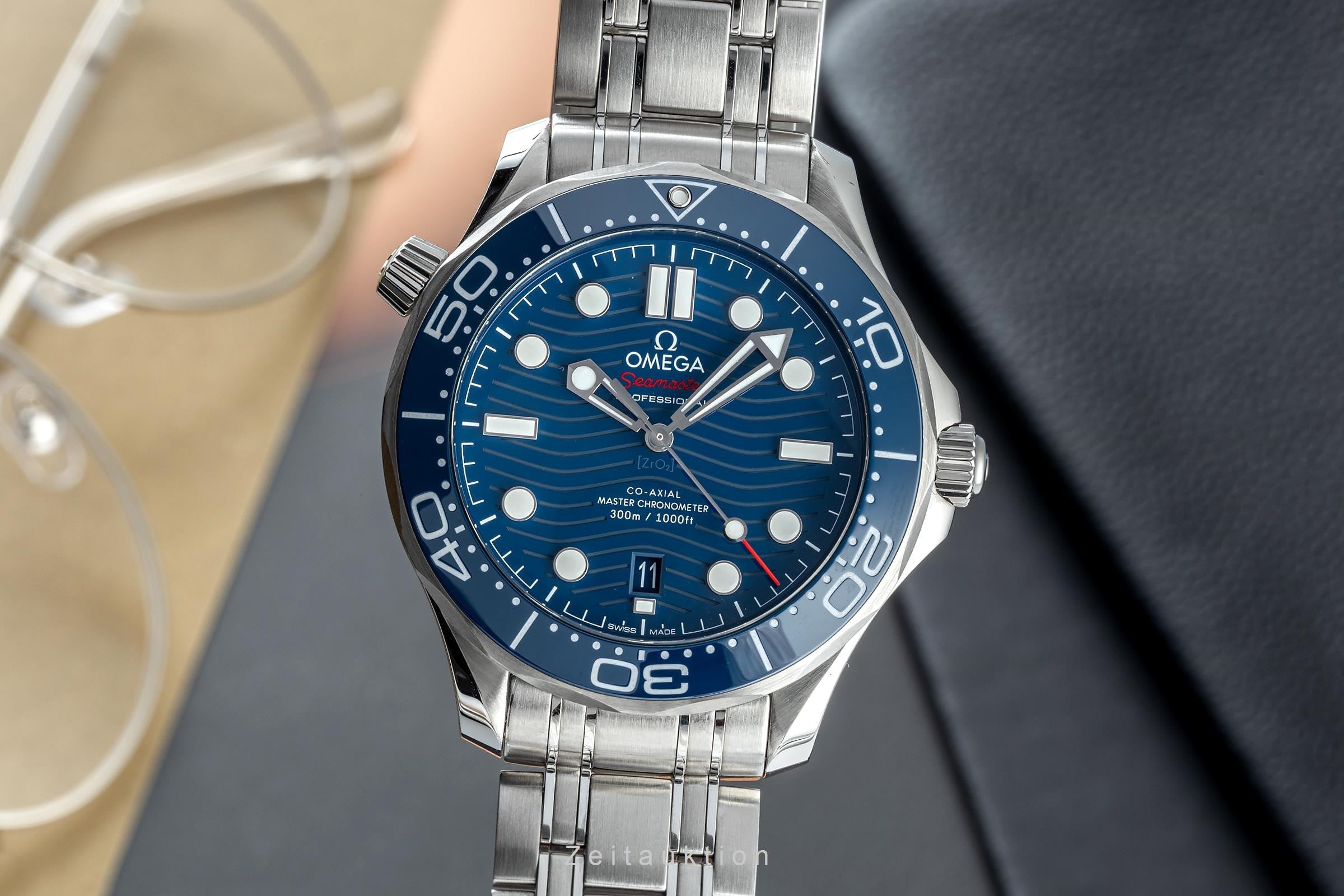 Omega Seamaster steel automatic men's watch 210.30.42.20.03.001 LP: 6500EUR  [2303392]