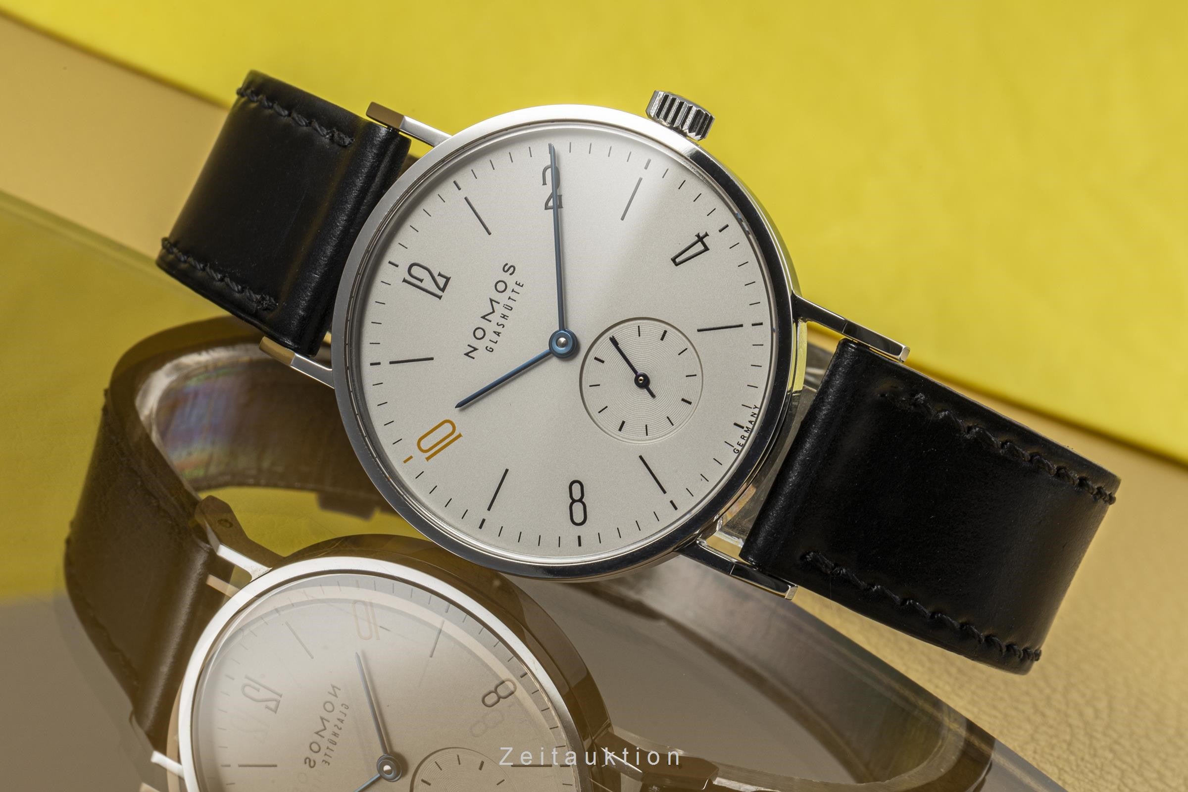 Nomos Glashütte Tangente DIS Sonderedition Ten Edelstahl Herrenuhr Limitiert [2303406]