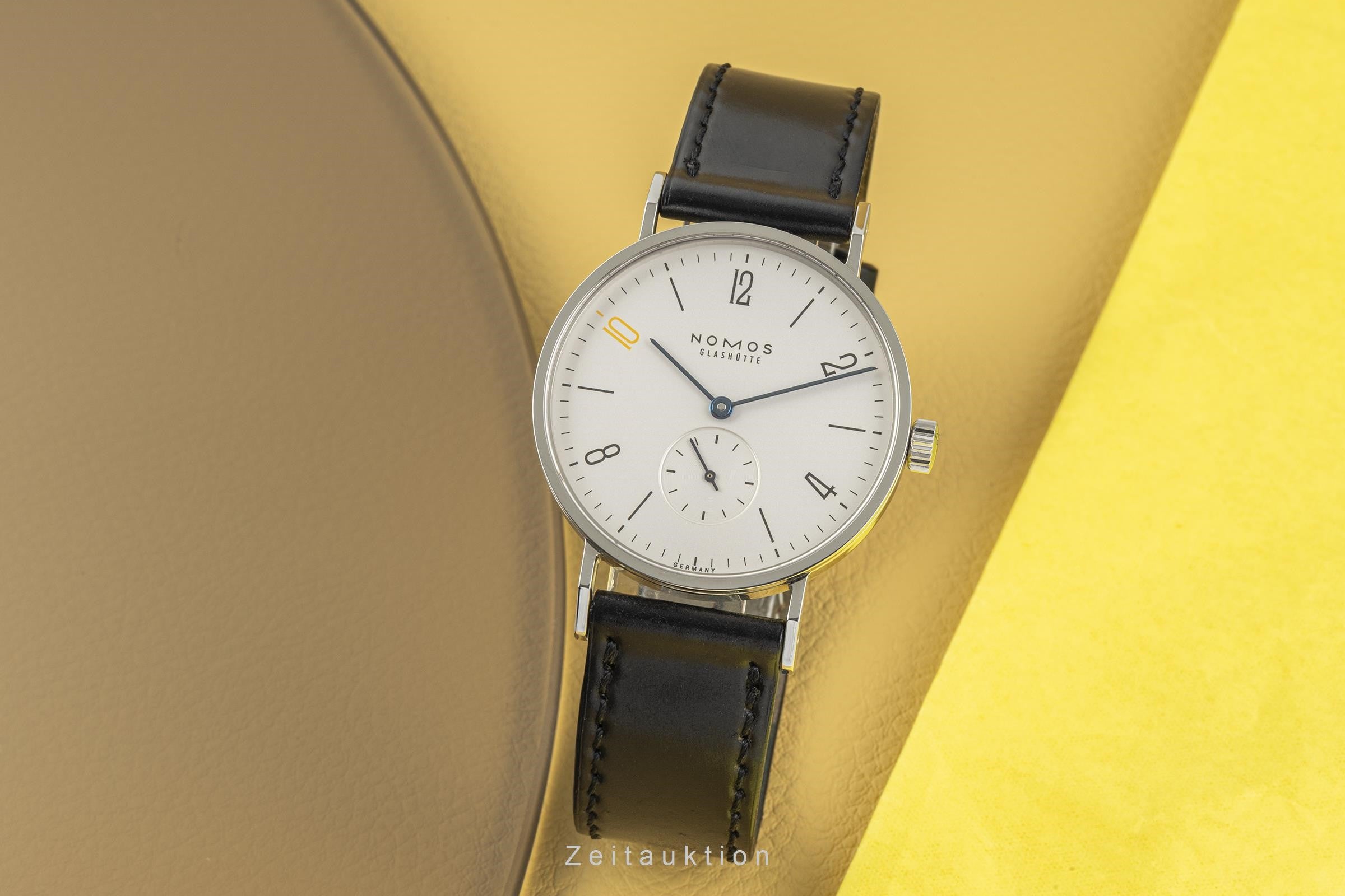 Nomos Glashütte Tangente DIS Sonderedition Ten Edelstahl Herrenuhr Limitiert [2303406]