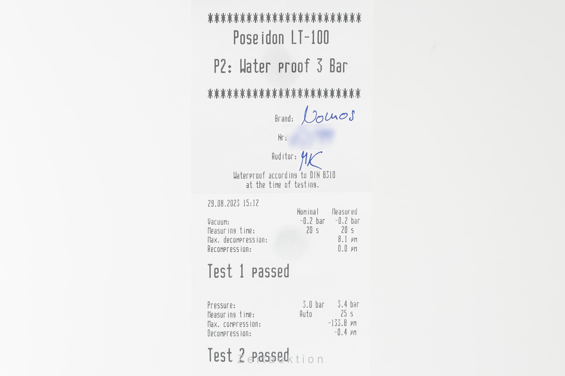 Nomos Glashütte Tangente DIS Sonderedition Ten Edelstahl Herrenuhr Limitiert [2303406]