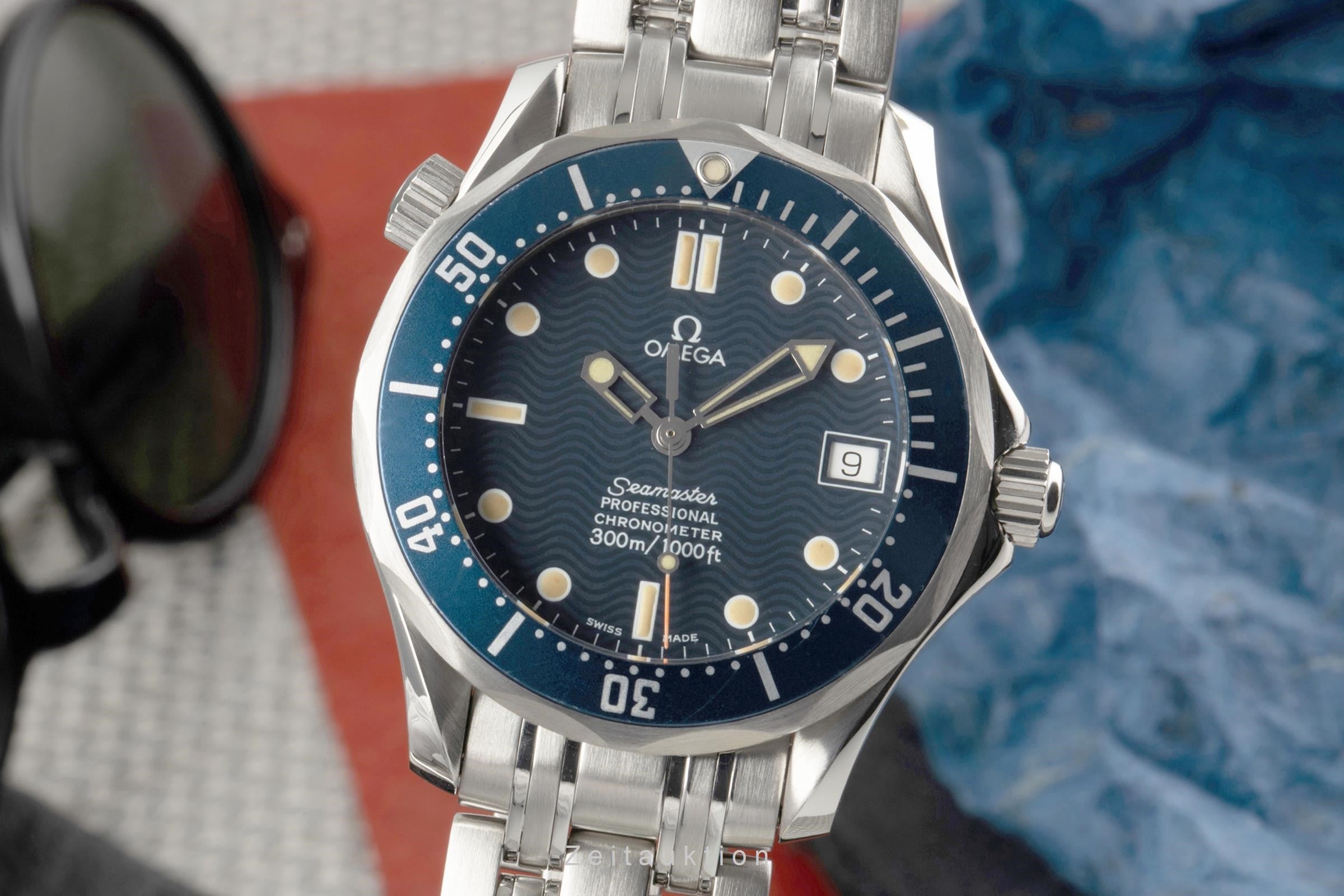 Omega Seamaster steel automatic men's watch 2551.80.00, 168.1502, 368.1502  [2303416]