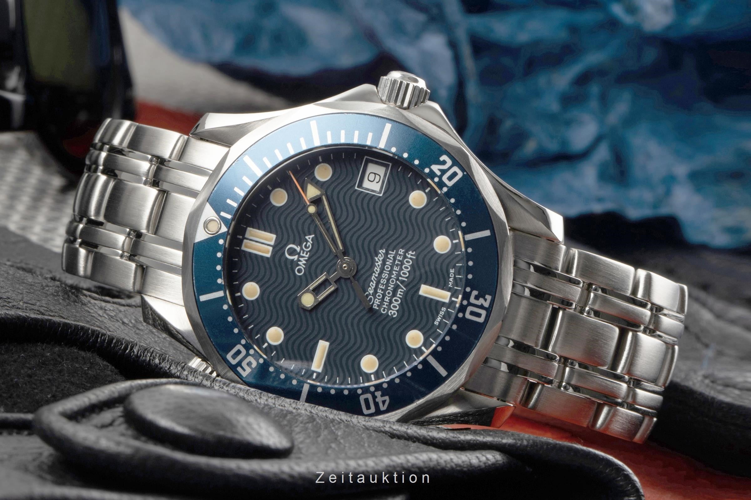 Omega Seamaster acier automatique montre pour hommes 2551.80.00, 168.1502, 368.1502  [2303416]