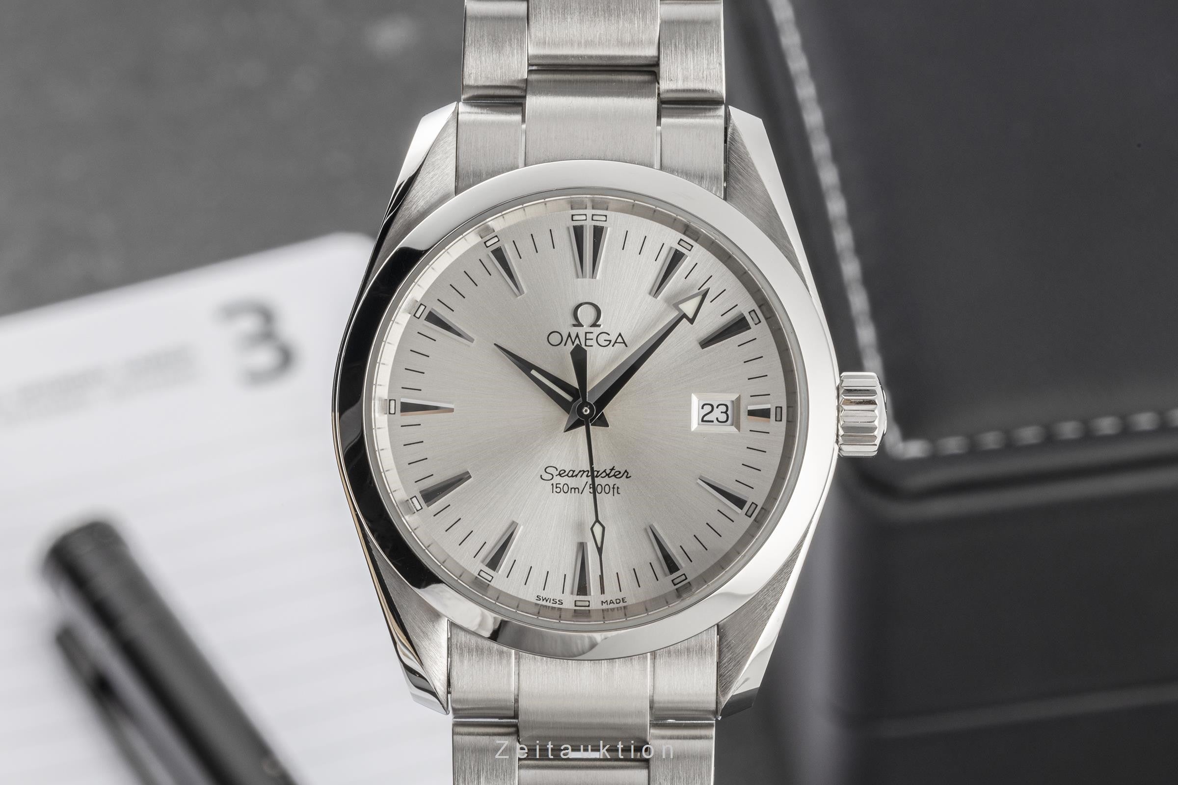 Omega Seamaster steel quartz men's watch 2518.30.00, 196.1114  [2303419]
