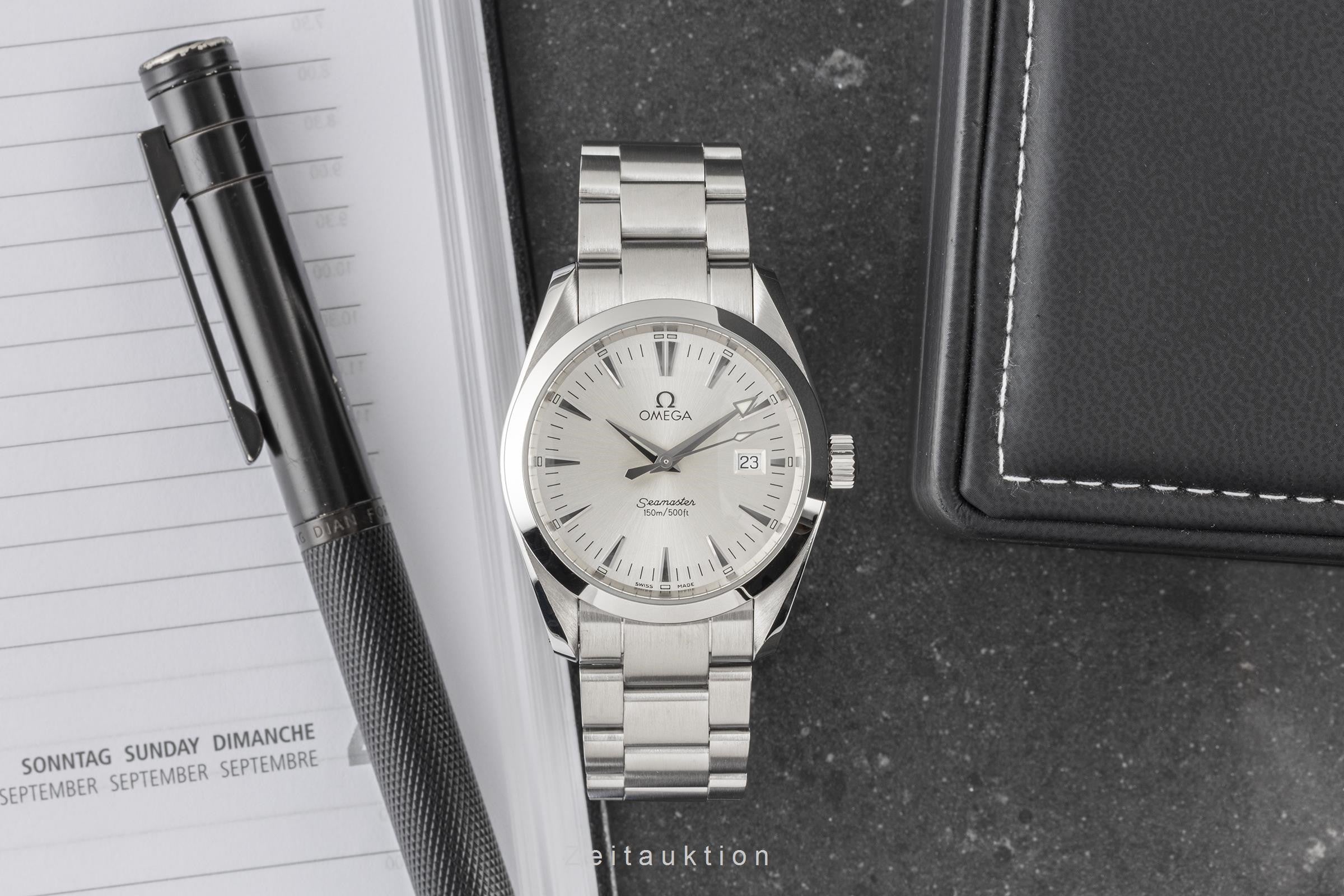 Omega Seamaster steel quartz men's watch 2518.30.00, 196.1114  [2303419]