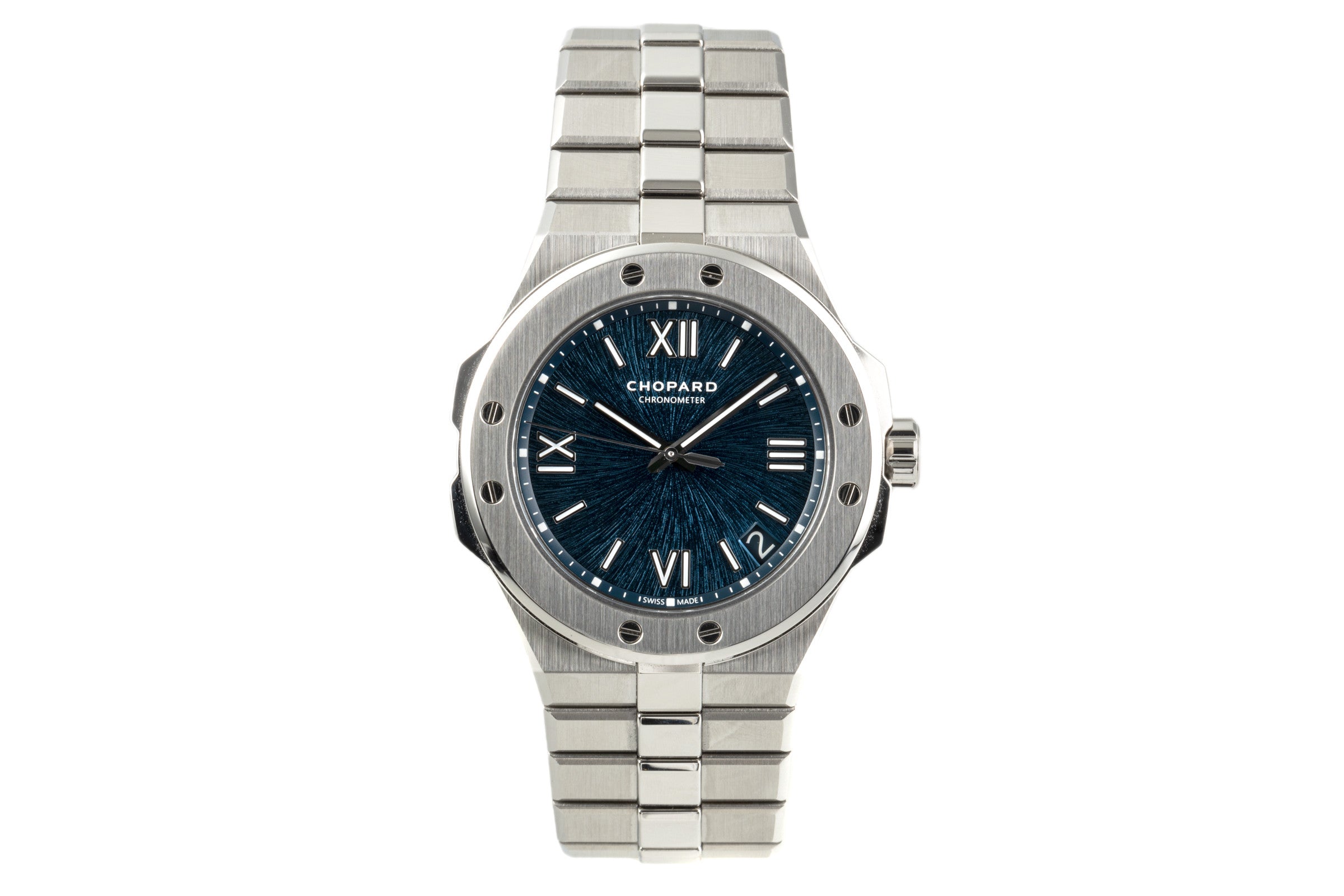 Chopard Alpine Eagle steel automatic men's watch 298600-3001 LP: 15300EUR  [2303449]