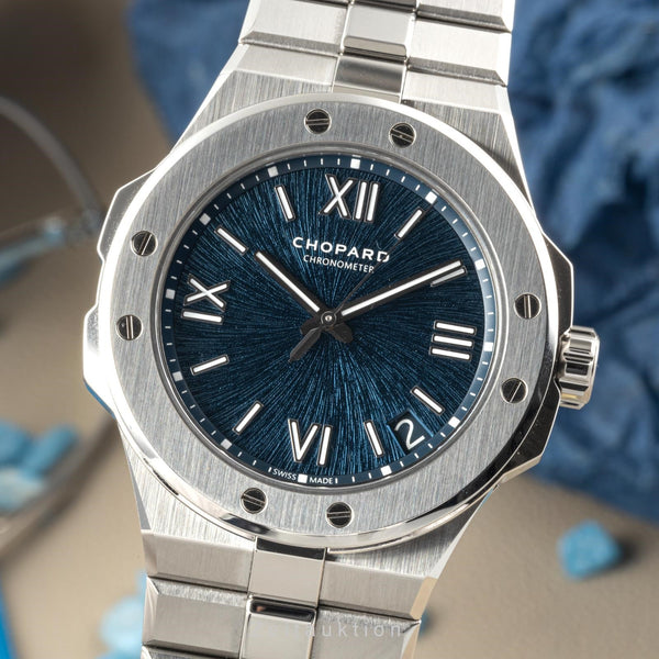 Chopard Alpine Eagle steel automatic men's watch 298600-3001 LP: 15300EUR  [2303449]