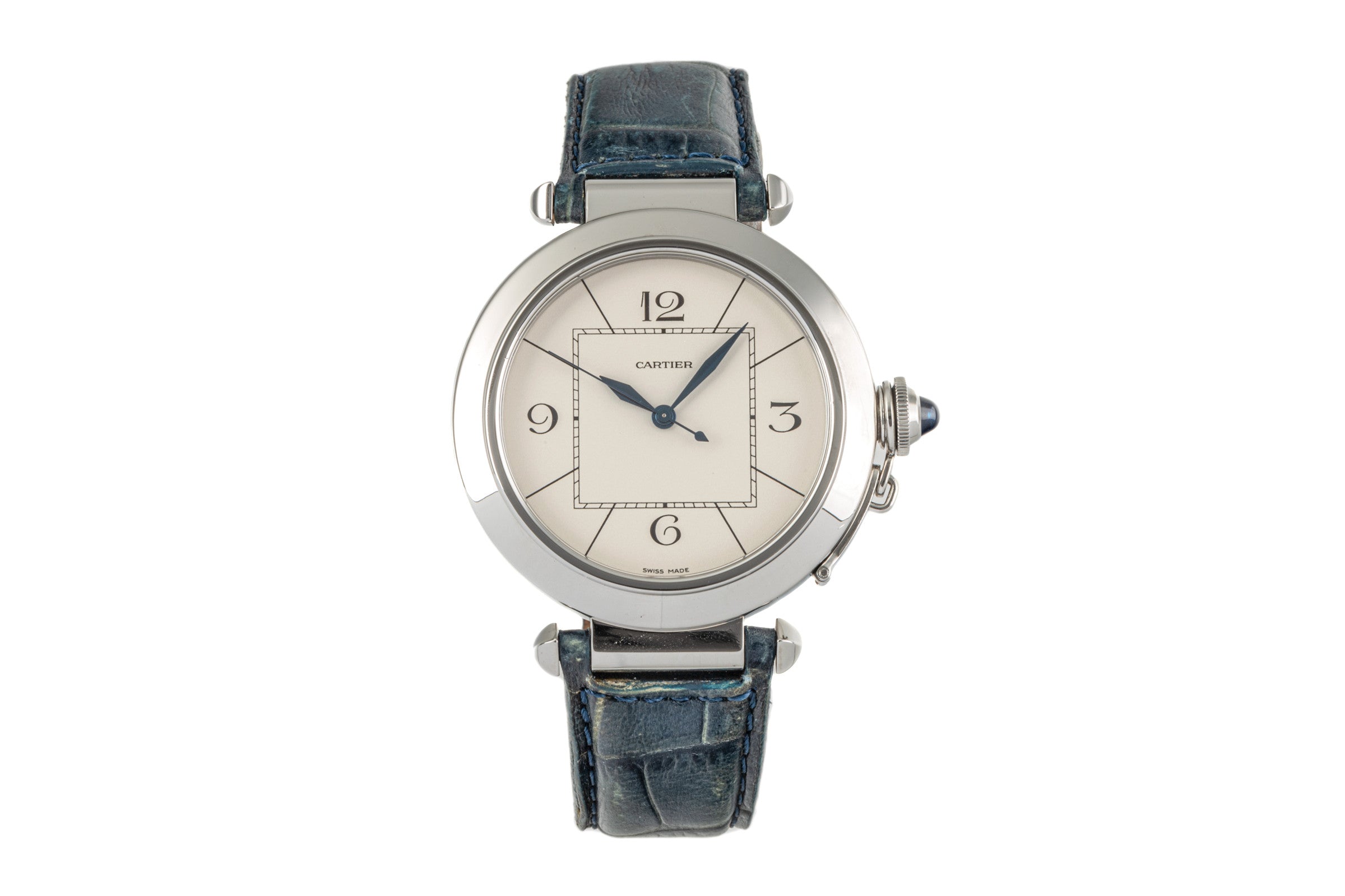 Cartier Pasha steel automatic men's watch 2730, W3107255 LP: 7350EUR  [2303450]