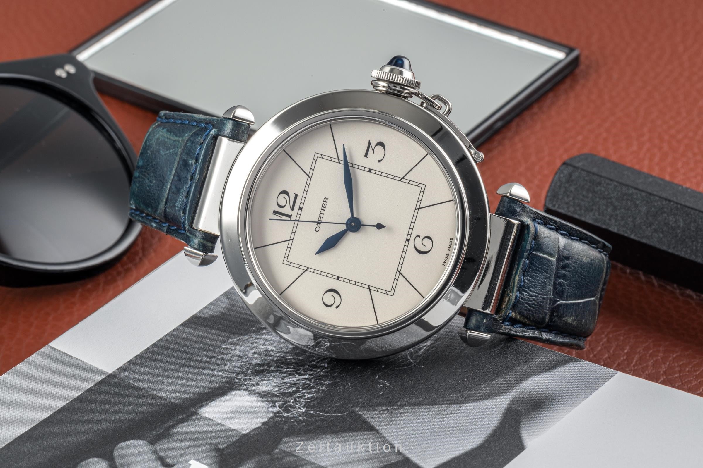 Cartier Pasha steel automatic men's watch 2730, W3107255 LP: 7350EUR  [2303450]