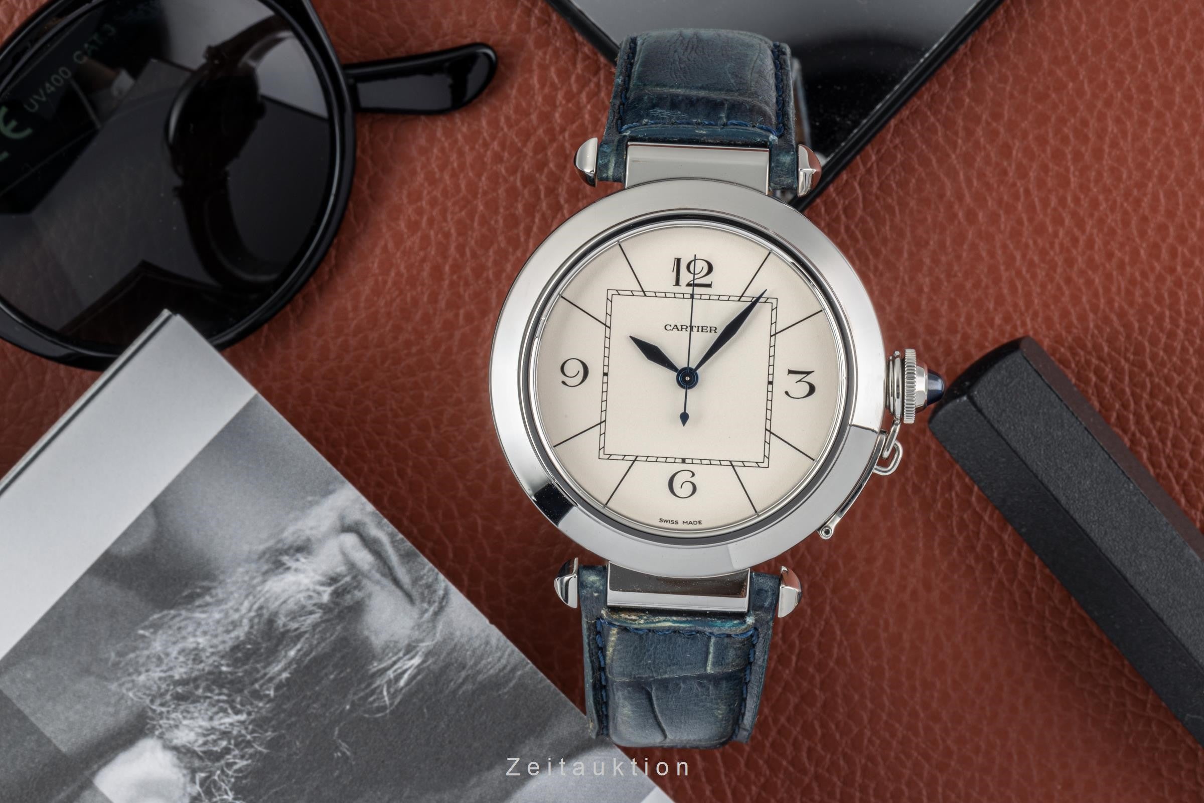 Cartier Pasha steel automatic men's watch 2730, W3107255 LP: 7350EUR  [2303450]