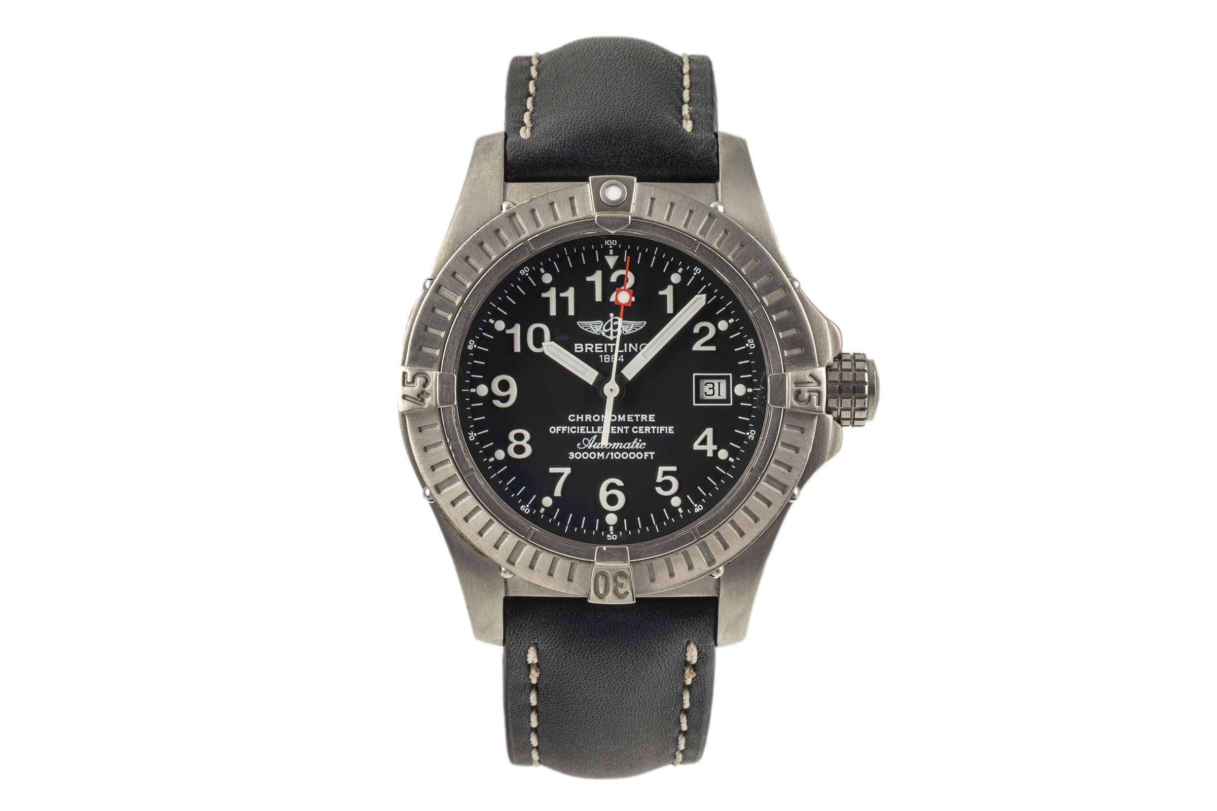 Breitling Avenger Seawolf titanio automático reloj para caballeros E17370 LP: 4950EUR  [2303459]