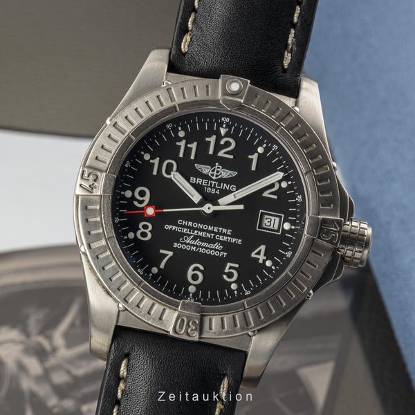 Breitling Avenger Seawolf titanio automático reloj para caballeros E17370 LP: 4950EUR  [2303459]