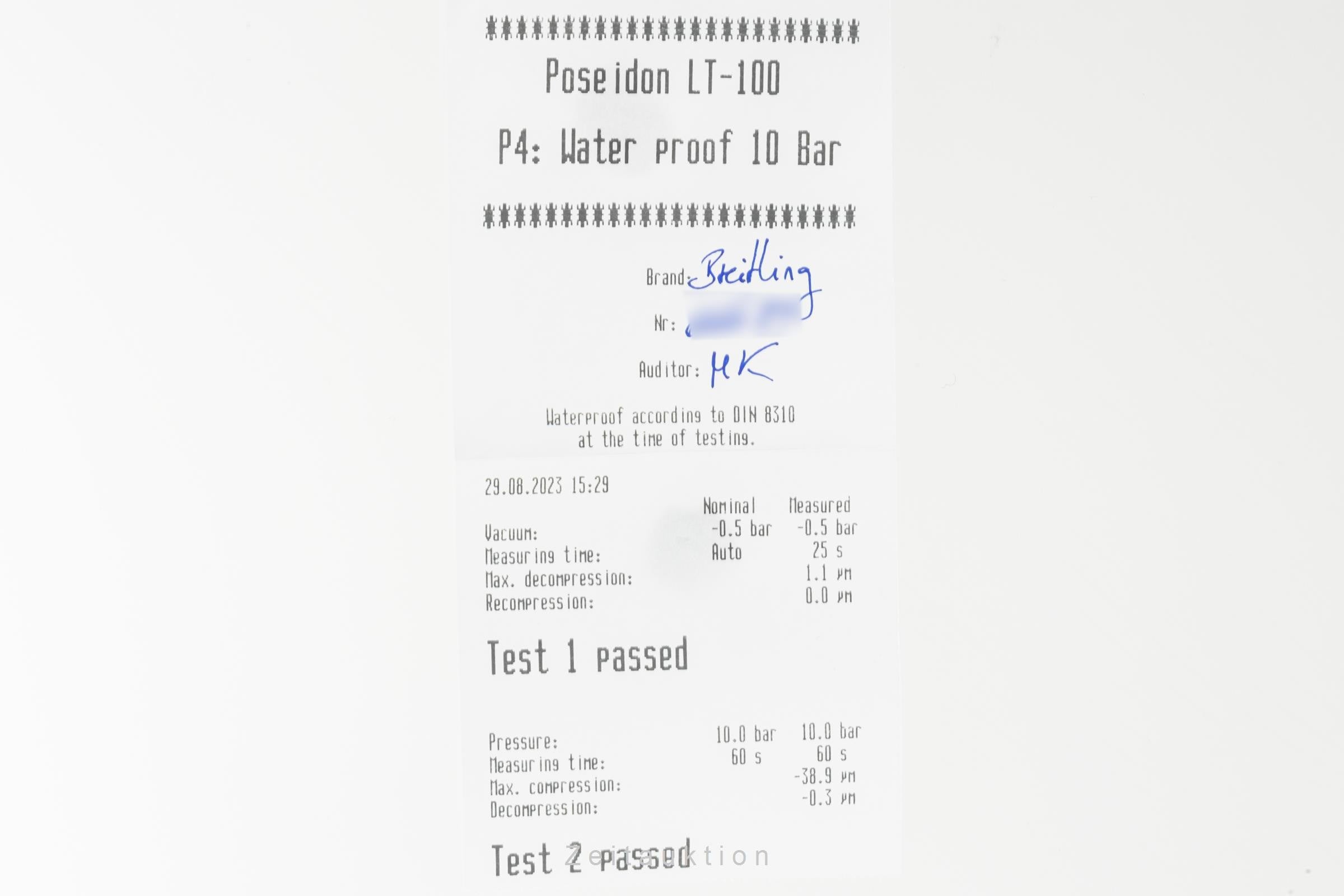 Breitling Avenger Seawolf titanio automático reloj para caballeros E17370 LP: 4950EUR  [2303459]