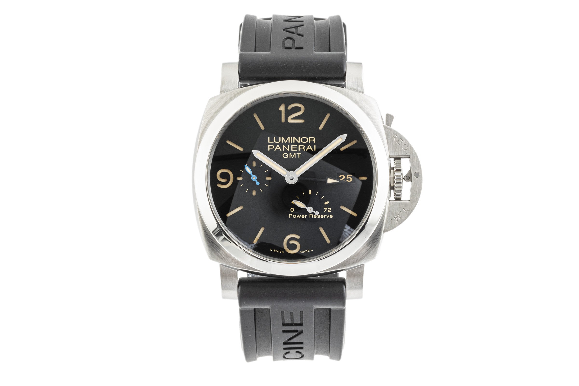 Panerai Luminor GMT steel automatic men's watch PAM01321 LP: 9800EUR  [2303469]