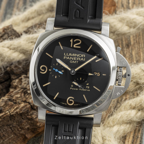 Panerai Luminor GMT steel automatic men's watch PAM01321 LP: 9800EUR  [2303469]