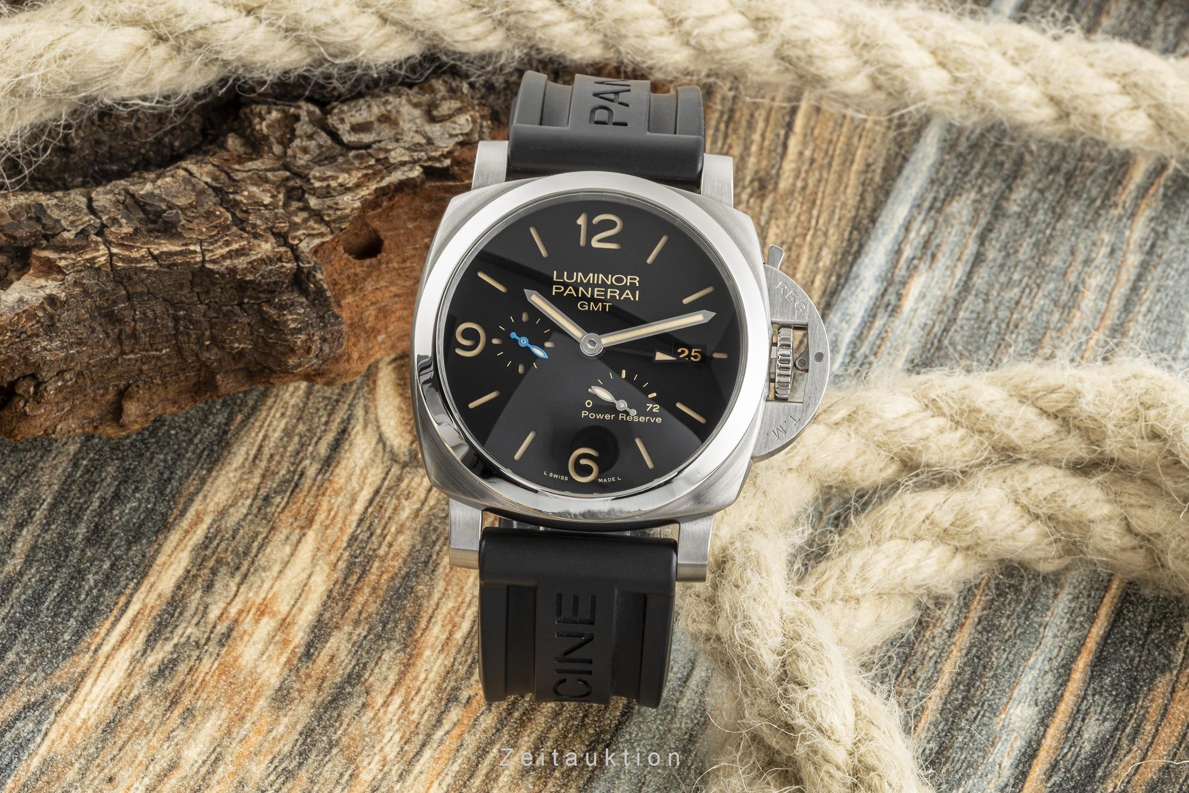 Panerai Luminor GMT steel automatic men's watch PAM01321 LP: 9800EUR  [2303469]