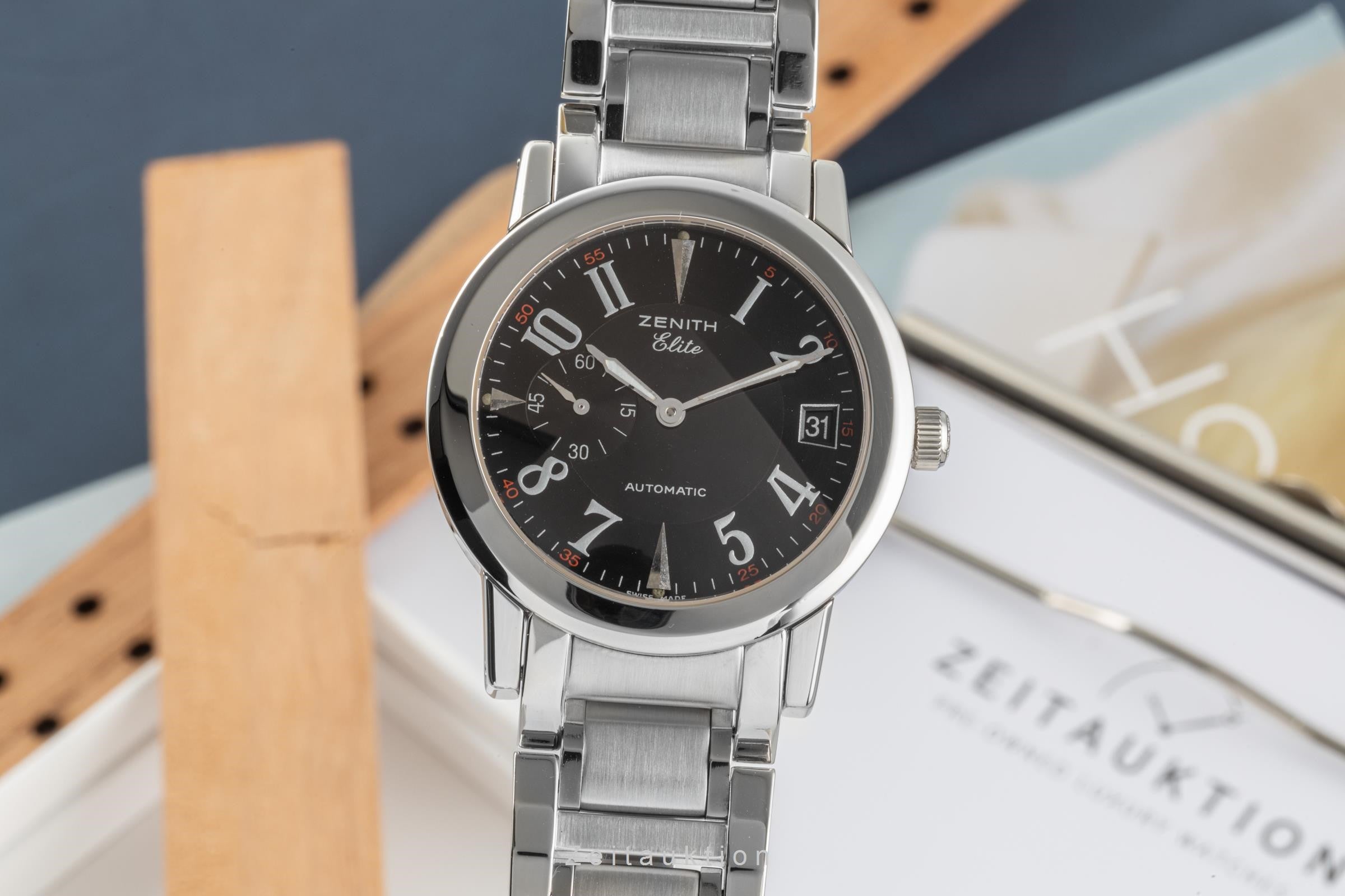 Zenith Elite acier automatique montre pour hommes 01/02.0450.680  [2303515]