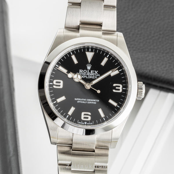Rolex Explorer 40 Oyster Edelstahl Automatik Herrenuhr Ref. 224270 B&P 2023 [2303528]
