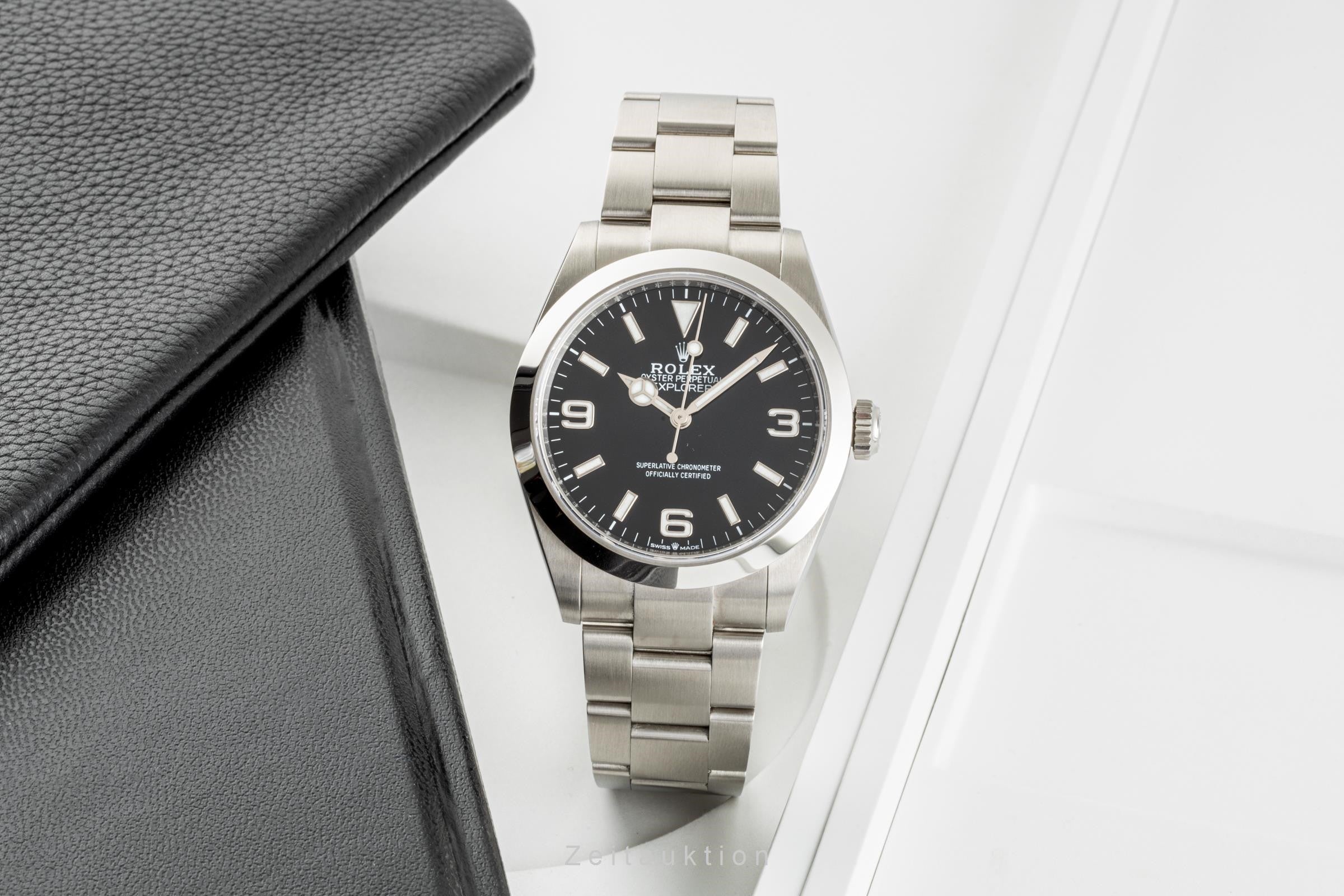 Rolex Explorer 40 Oyster Edelstahl Automatik Herrenuhr Ref. 224270 B&P 2023 [2303528]