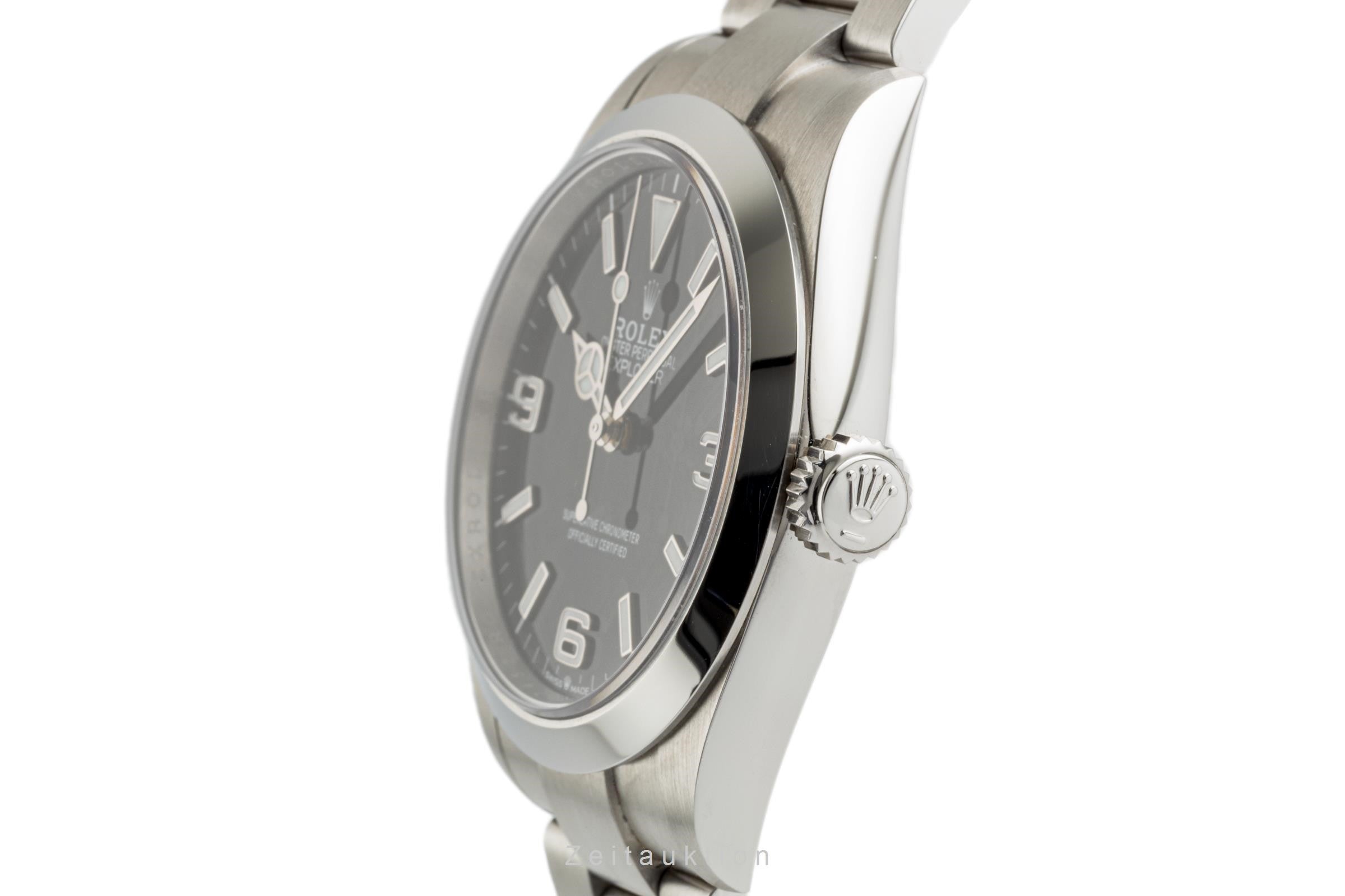 Rolex Explorer 40 Oyster Edelstahl Automatik Herrenuhr Ref. 224270 B&P 2023 [2303528]