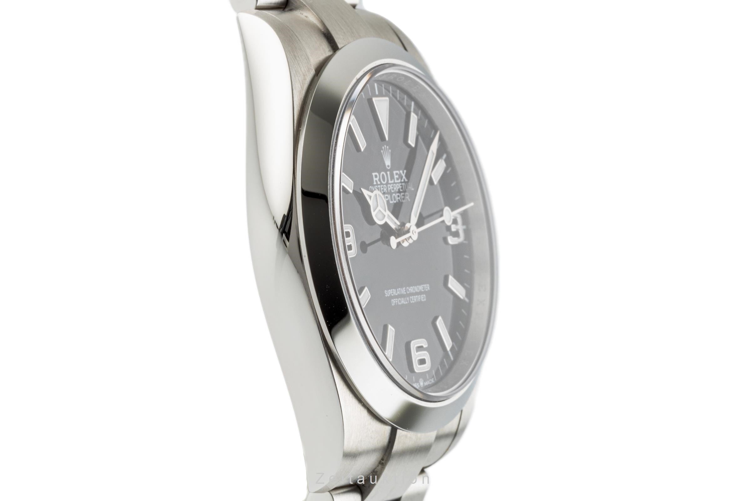 Rolex Explorer 40 Oyster Edelstahl Automatik Herrenuhr Ref. 224270 B&P 2023 [2303528]