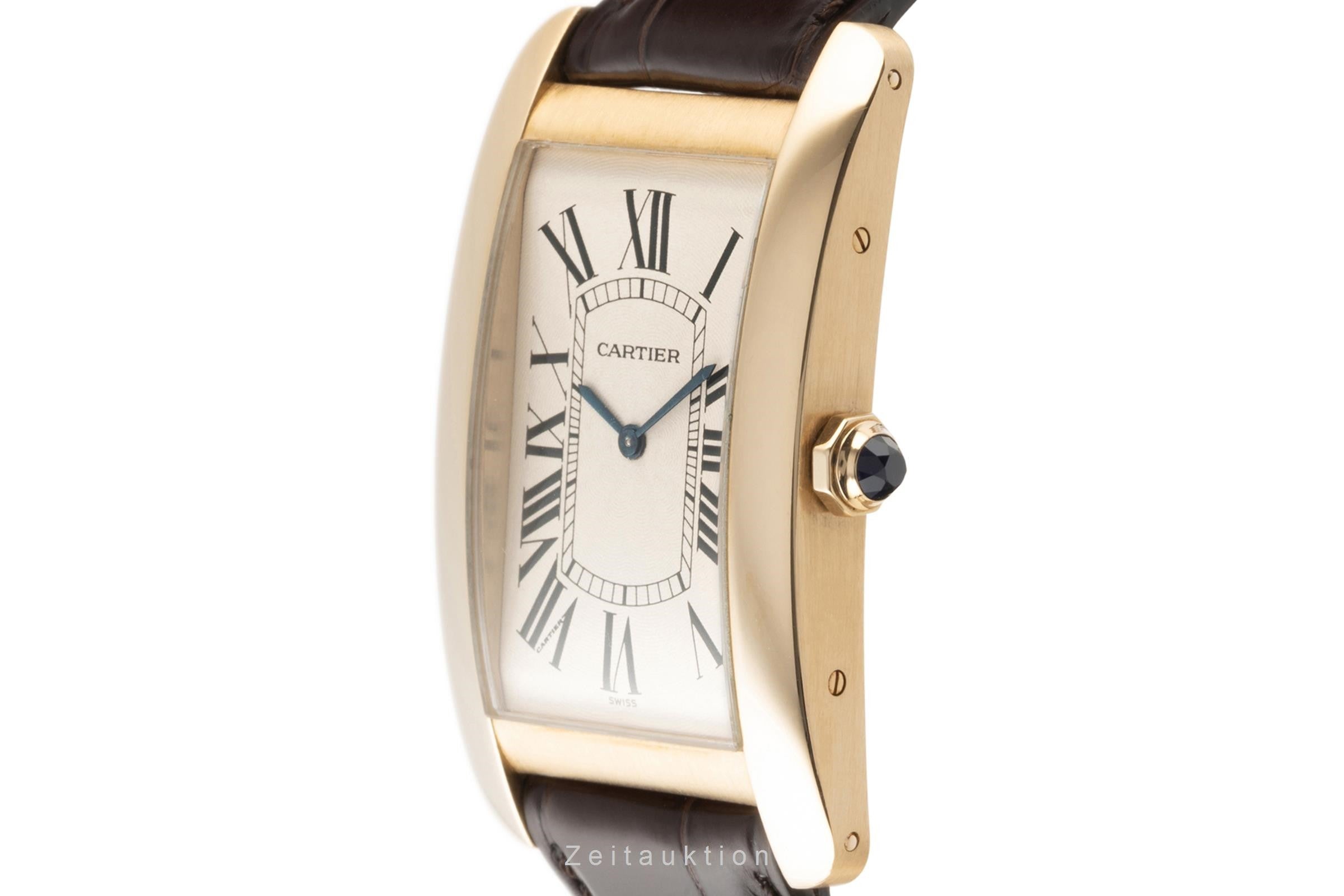 Cartier Tank Américaine oro 18 ct carica manuale orologio da uomo 1735 1  [2303533]