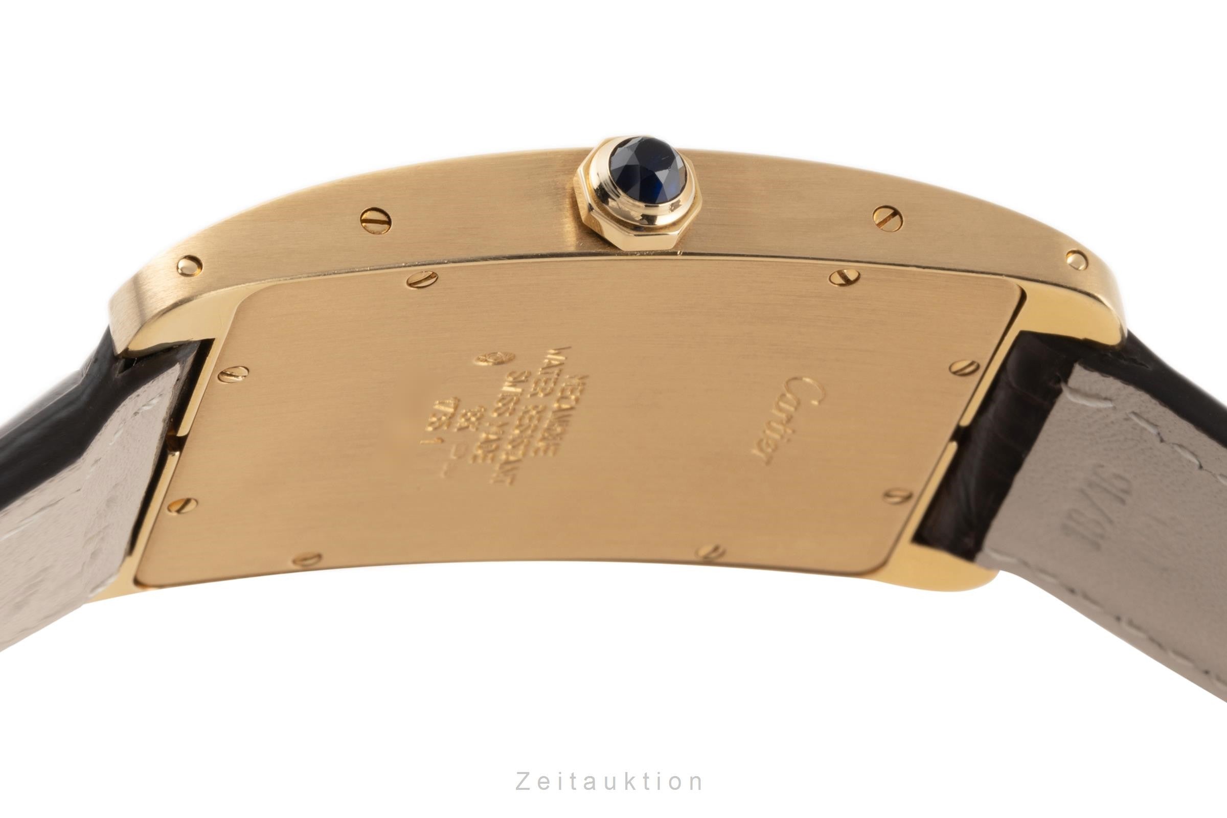 Cartier Tank Américaine oro 18 ct carica manuale orologio da uomo 1735 1  [2303533]