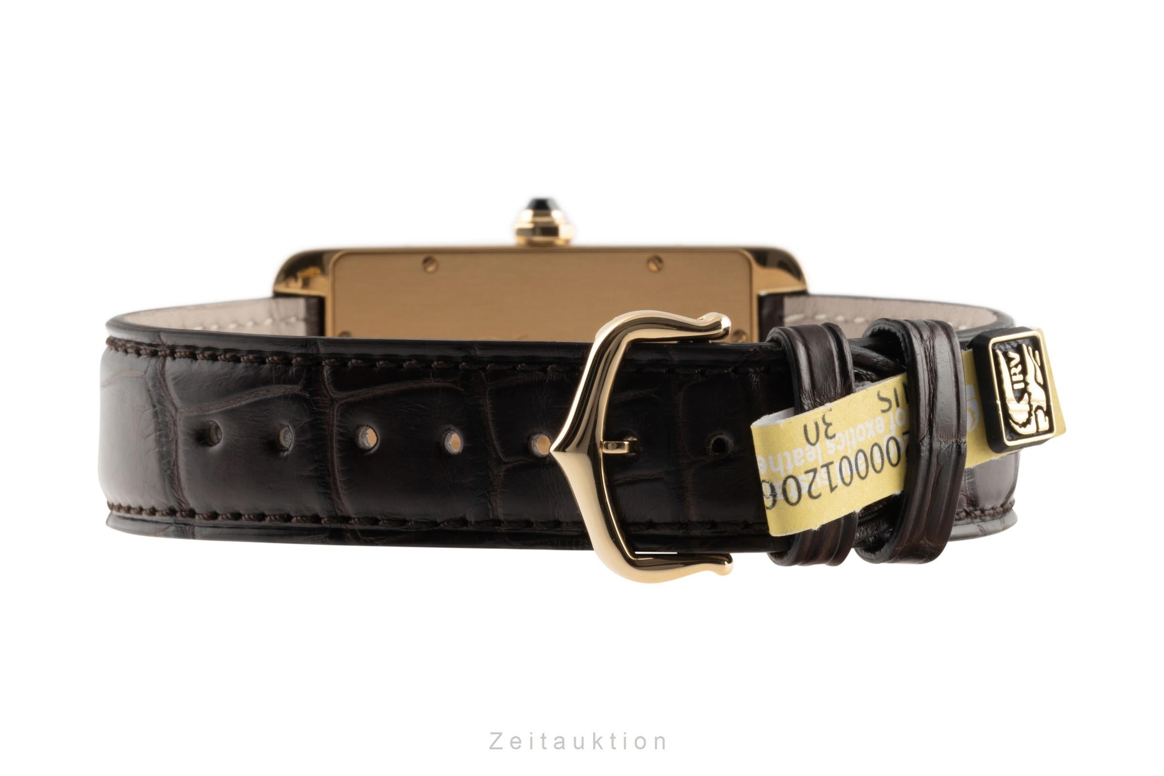 Cartier Tank Américaine oro 18 ct carica manuale orologio da uomo 1735 1  [2303533]