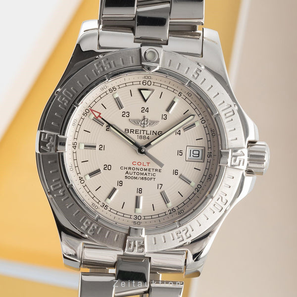 Breitling Colt steel automatic men's watch A17380 LP: 2440EUR  [2303554]