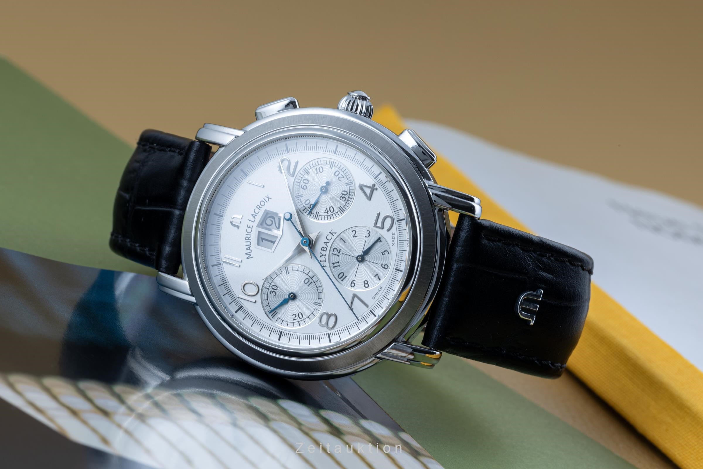 Maurice Lacroix Masterpiece Flyback chronograph steel automatic men's watch MP6098  [2303577]