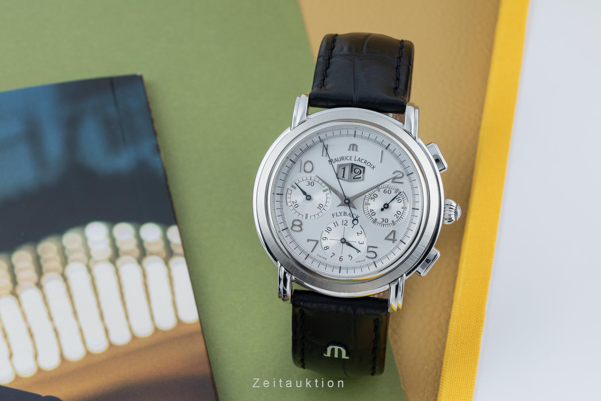 Maurice Lacroix Masterpiece Flyback chronograph steel automatic men's watch MP6098  [2303577]