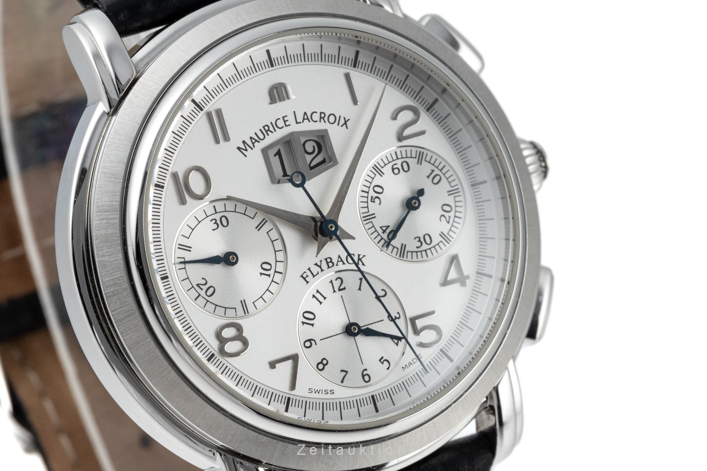 Maurice Lacroix Masterpiece Flyback chronograph steel automatic men's watch MP6098  [2303577]